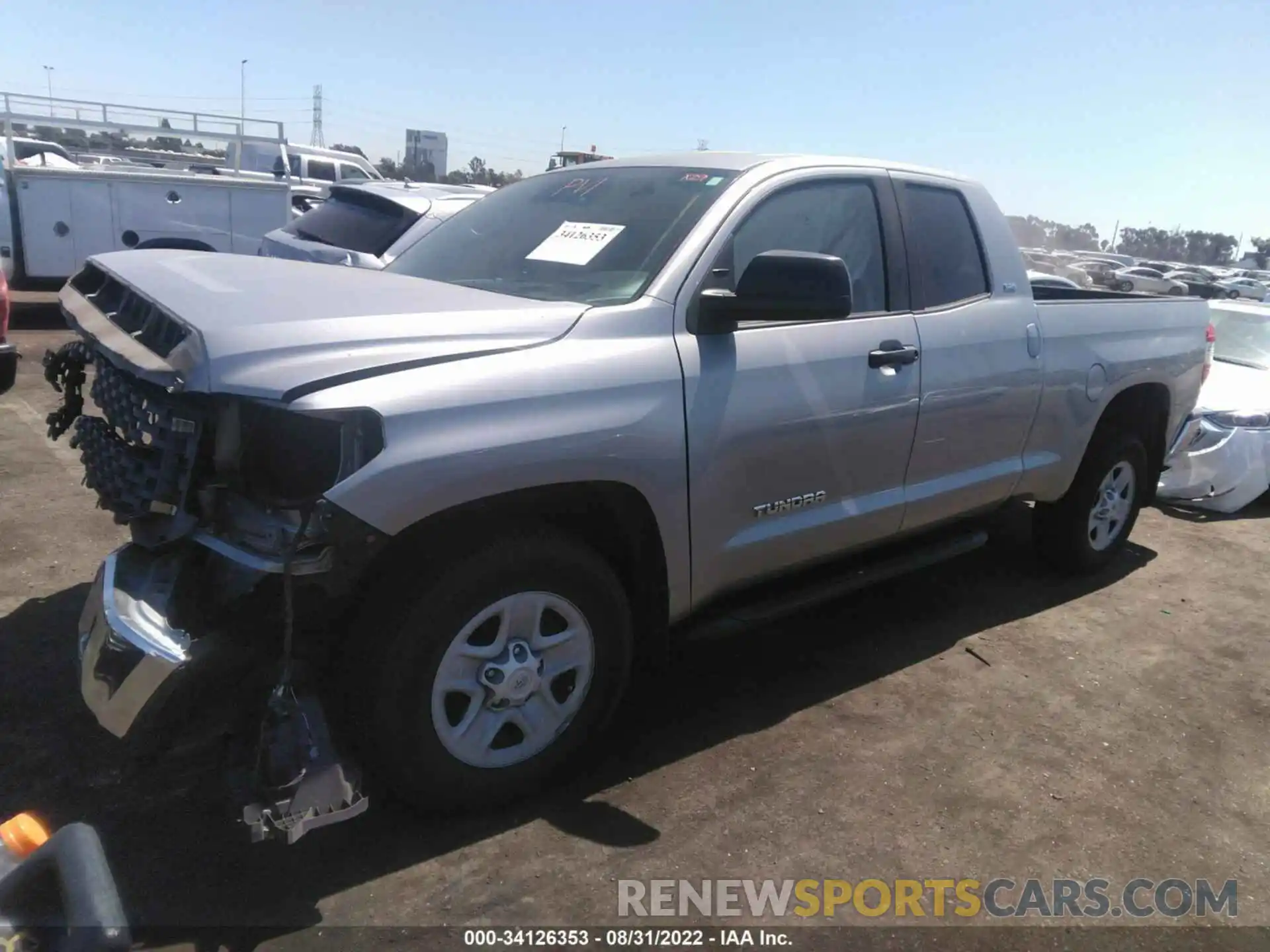 2 Photograph of a damaged car 5TFRM5F14KX140958 TOYOTA TUNDRA 2WD 2019