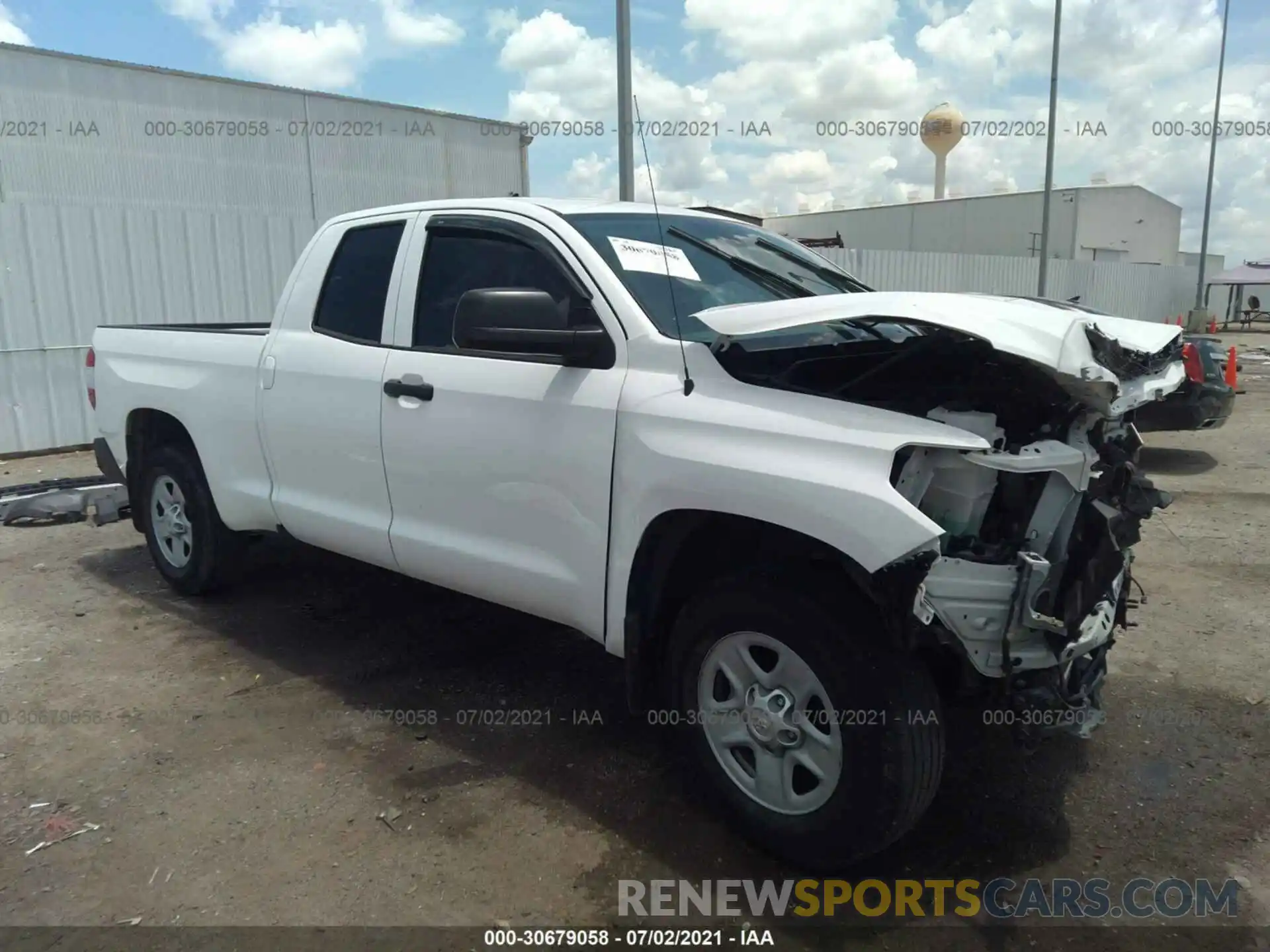 1 Photograph of a damaged car 5TFRM5F14KX141124 TOYOTA TUNDRA 2WD 2019