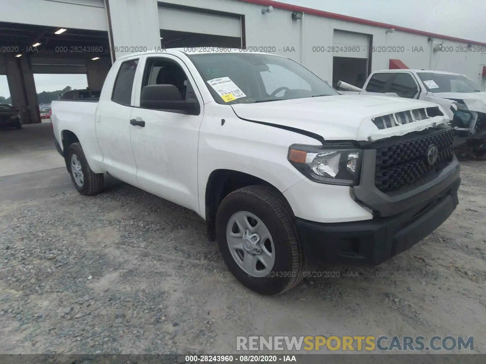 1 Photograph of a damaged car 5TFRM5F15KX141410 TOYOTA TUNDRA 2WD 2019