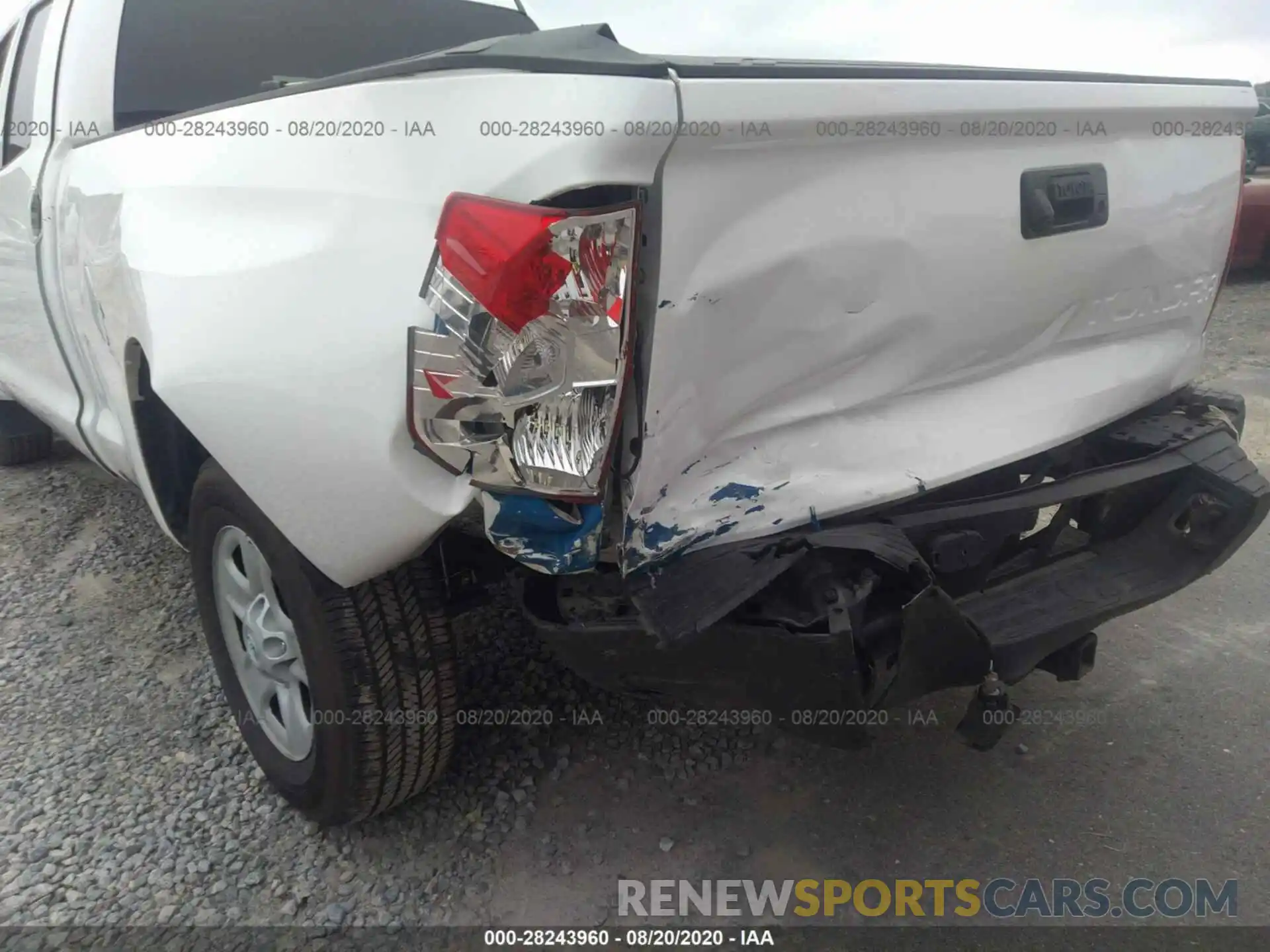 6 Photograph of a damaged car 5TFRM5F15KX141410 TOYOTA TUNDRA 2WD 2019