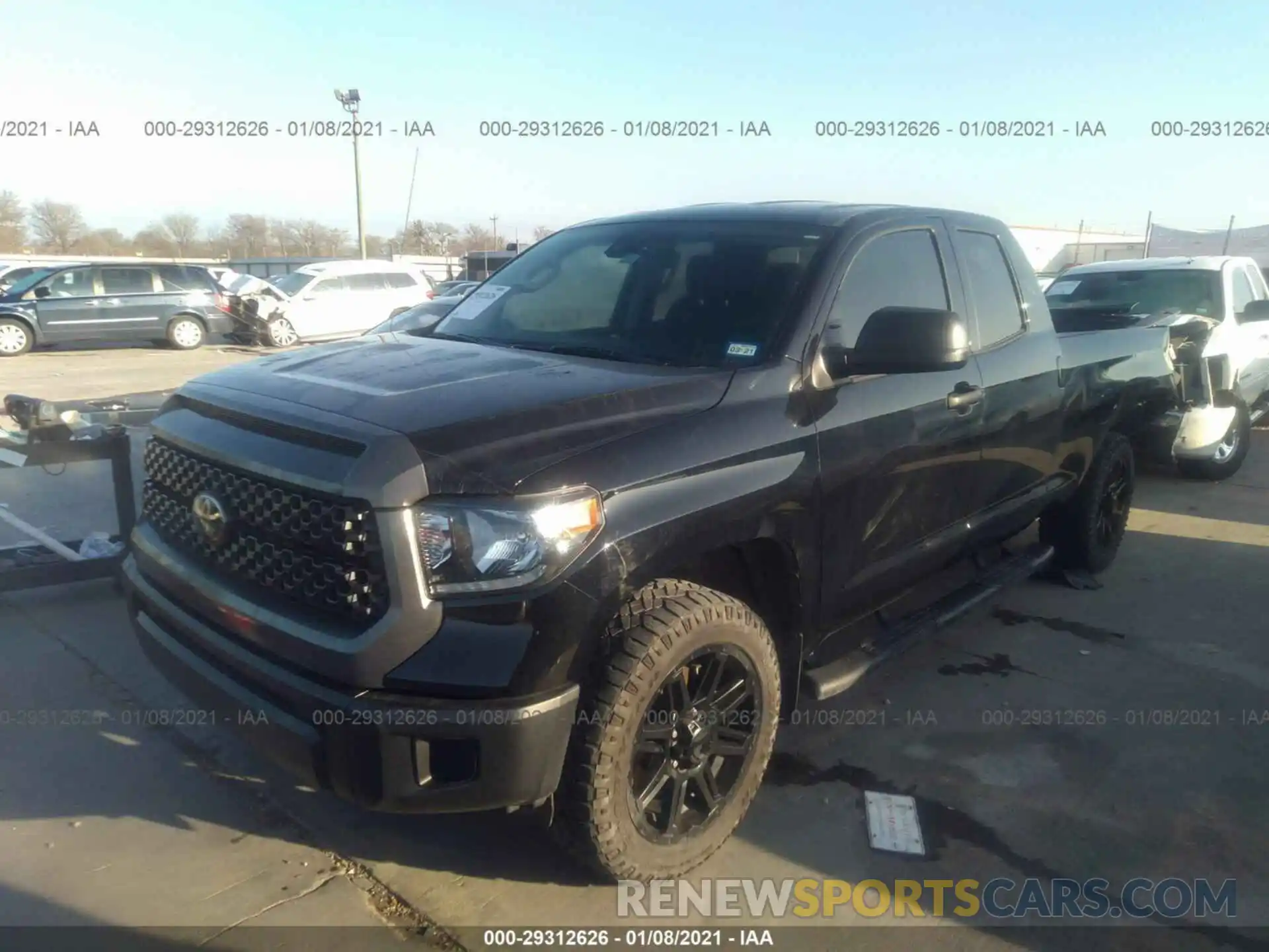 2 Photograph of a damaged car 5TFRM5F16KX138418 TOYOTA TUNDRA 2WD 2019