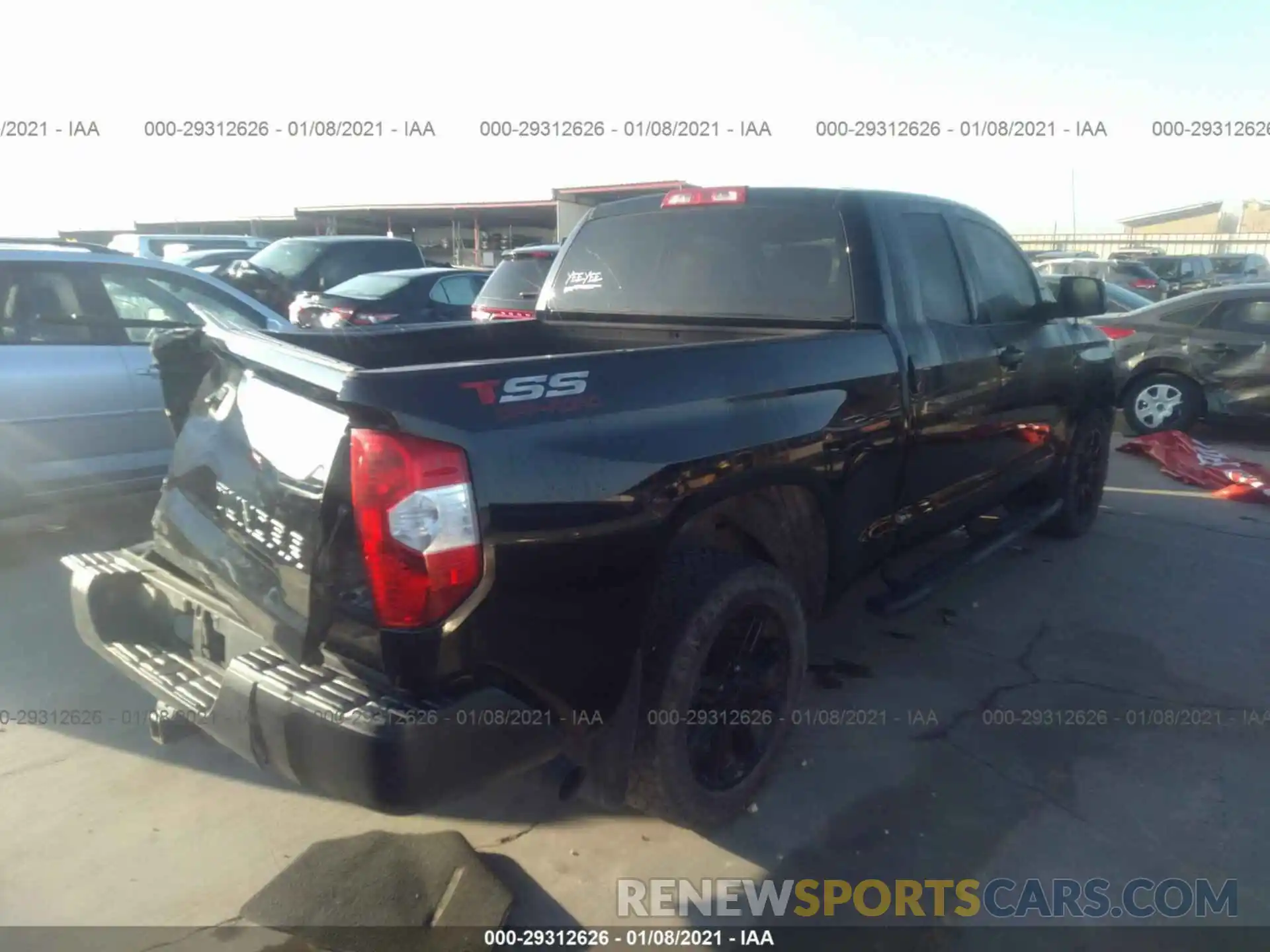 4 Photograph of a damaged car 5TFRM5F16KX138418 TOYOTA TUNDRA 2WD 2019