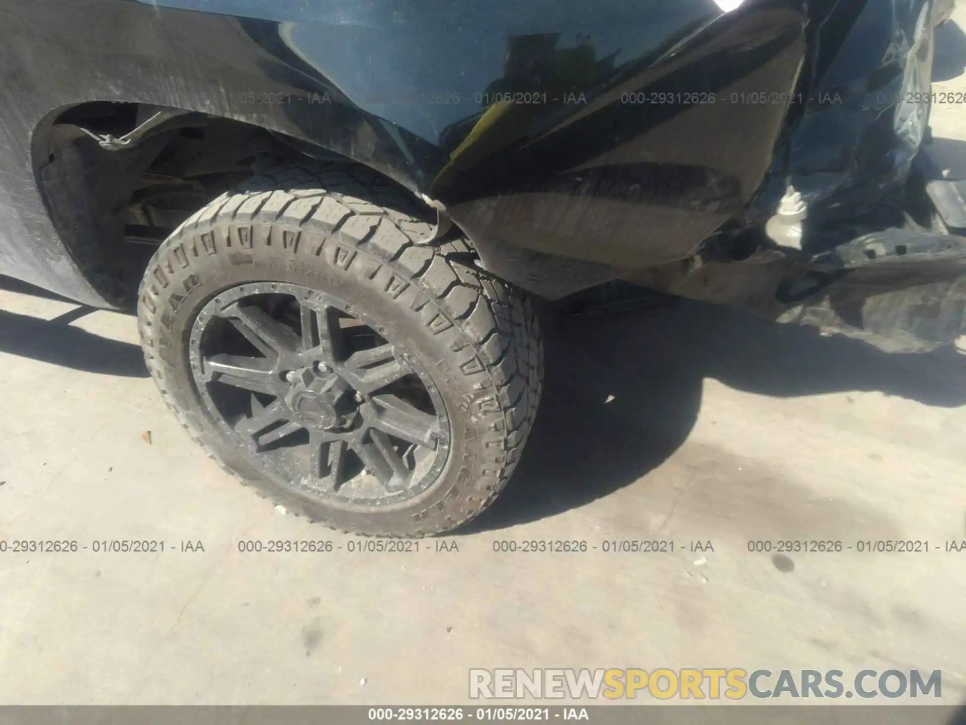 6 Photograph of a damaged car 5TFRM5F16KX138418 TOYOTA TUNDRA 2WD 2019