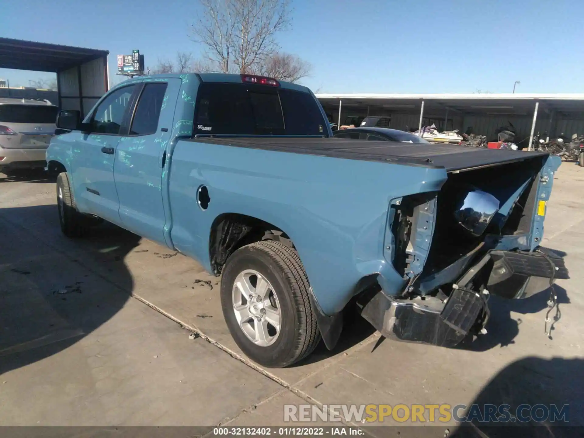 3 Photograph of a damaged car 5TFRM5F16KX143344 TOYOTA TUNDRA 2WD 2019