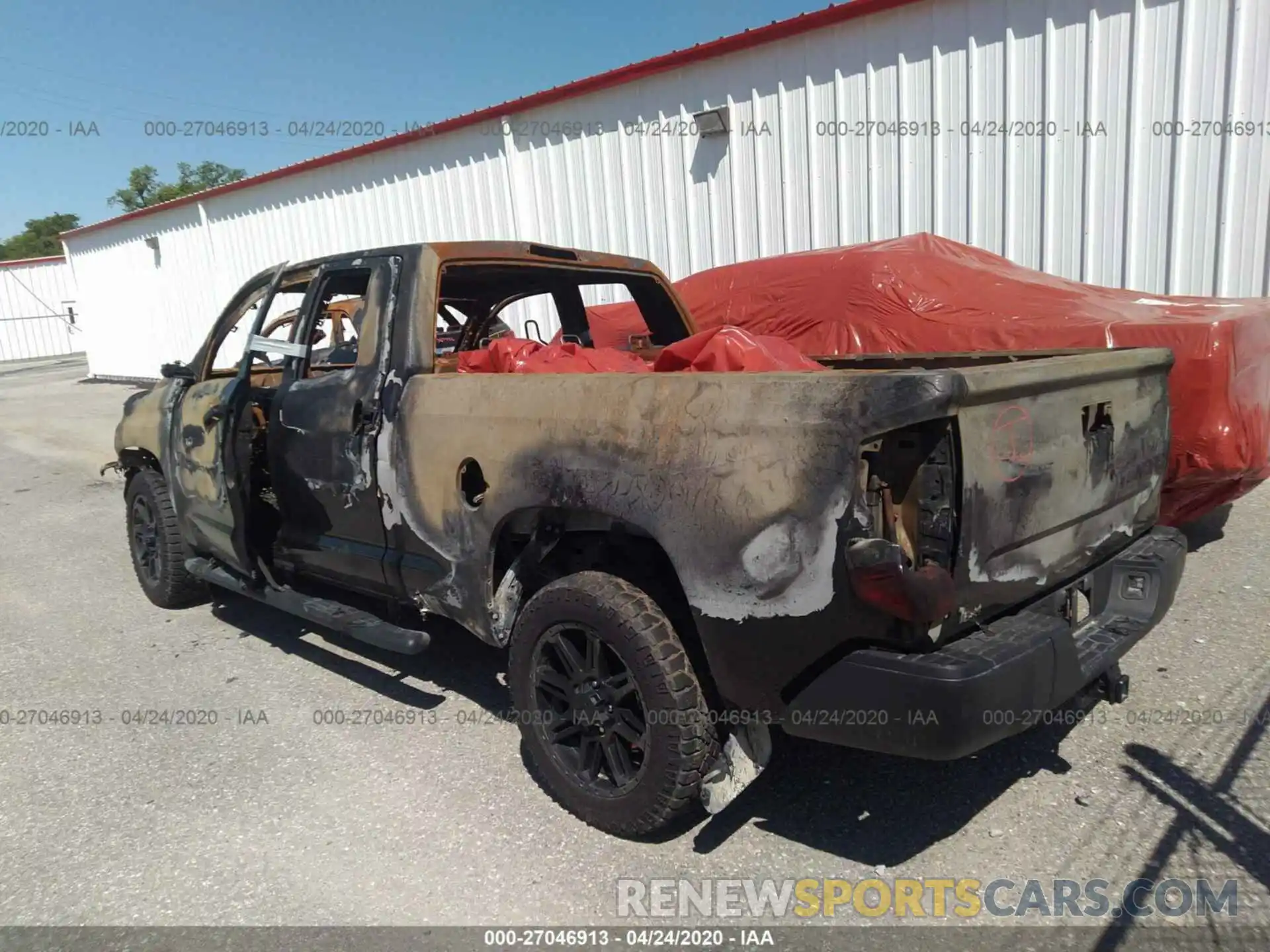 3 Photograph of a damaged car 5TFRM5F17KX139464 TOYOTA TUNDRA 2WD 2019