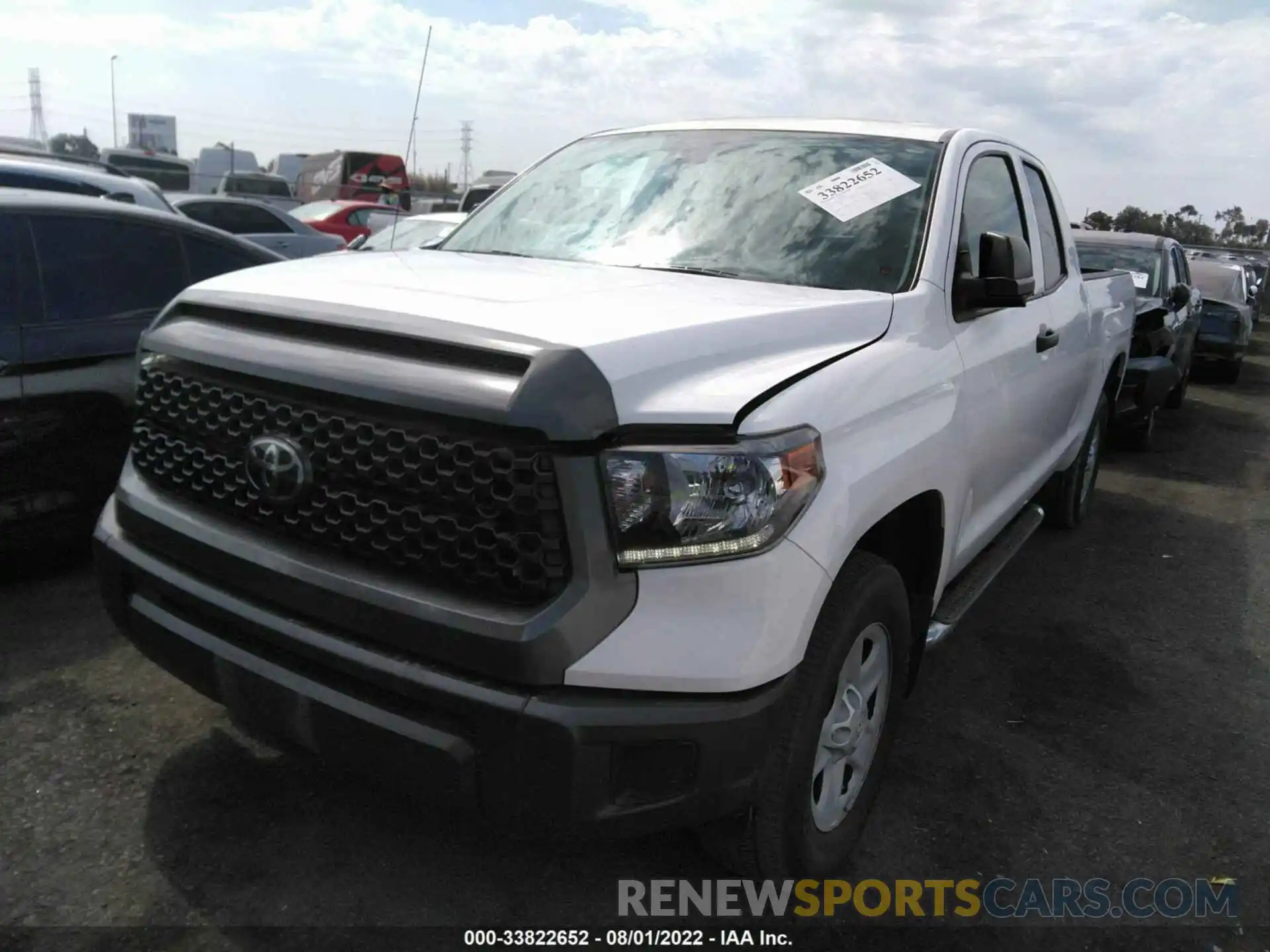 2 Photograph of a damaged car 5TFRM5F18KX141174 TOYOTA TUNDRA 2WD 2019