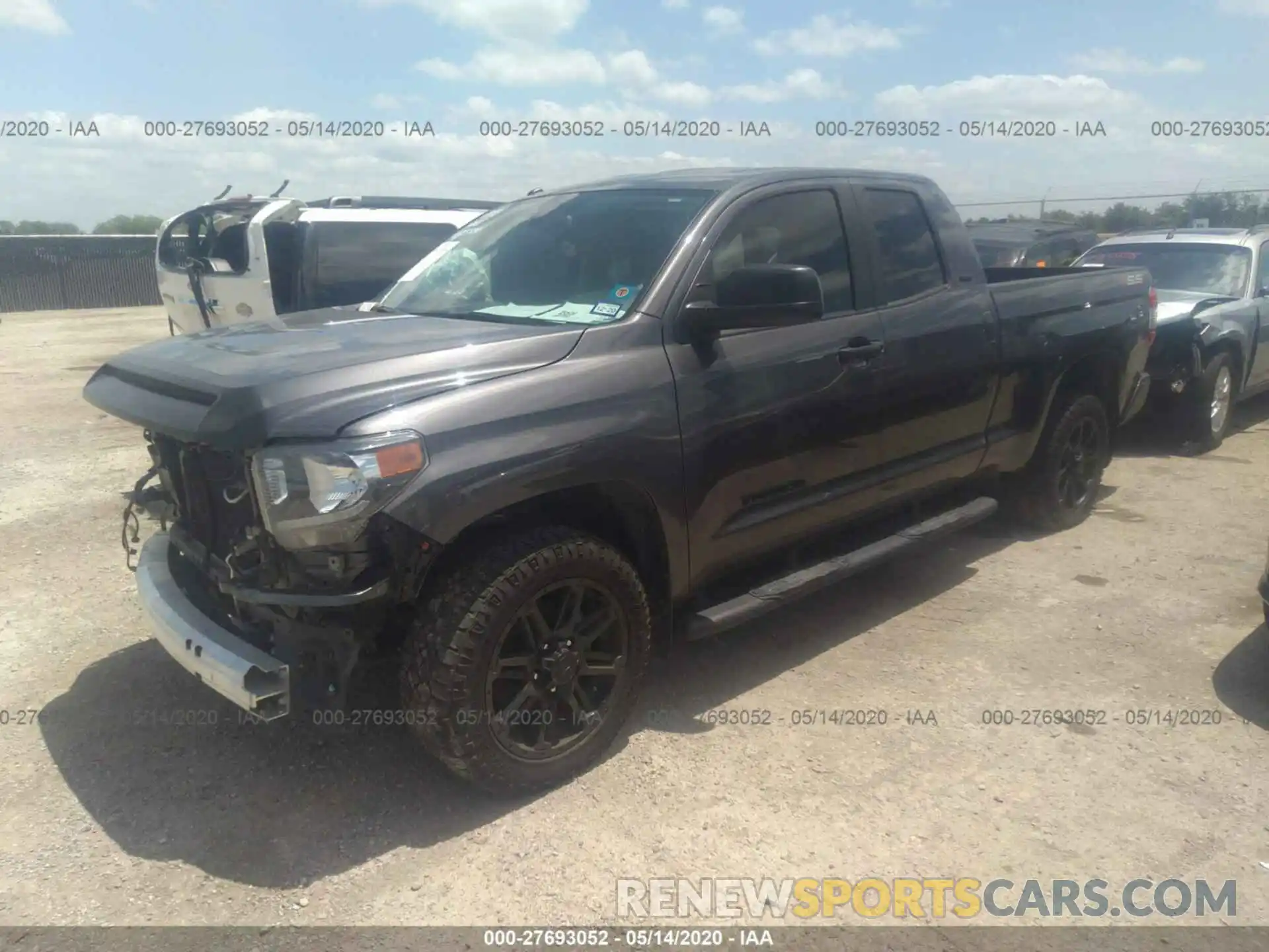 2 Photograph of a damaged car 5TFRM5F19KX136842 TOYOTA TUNDRA 2WD 2019