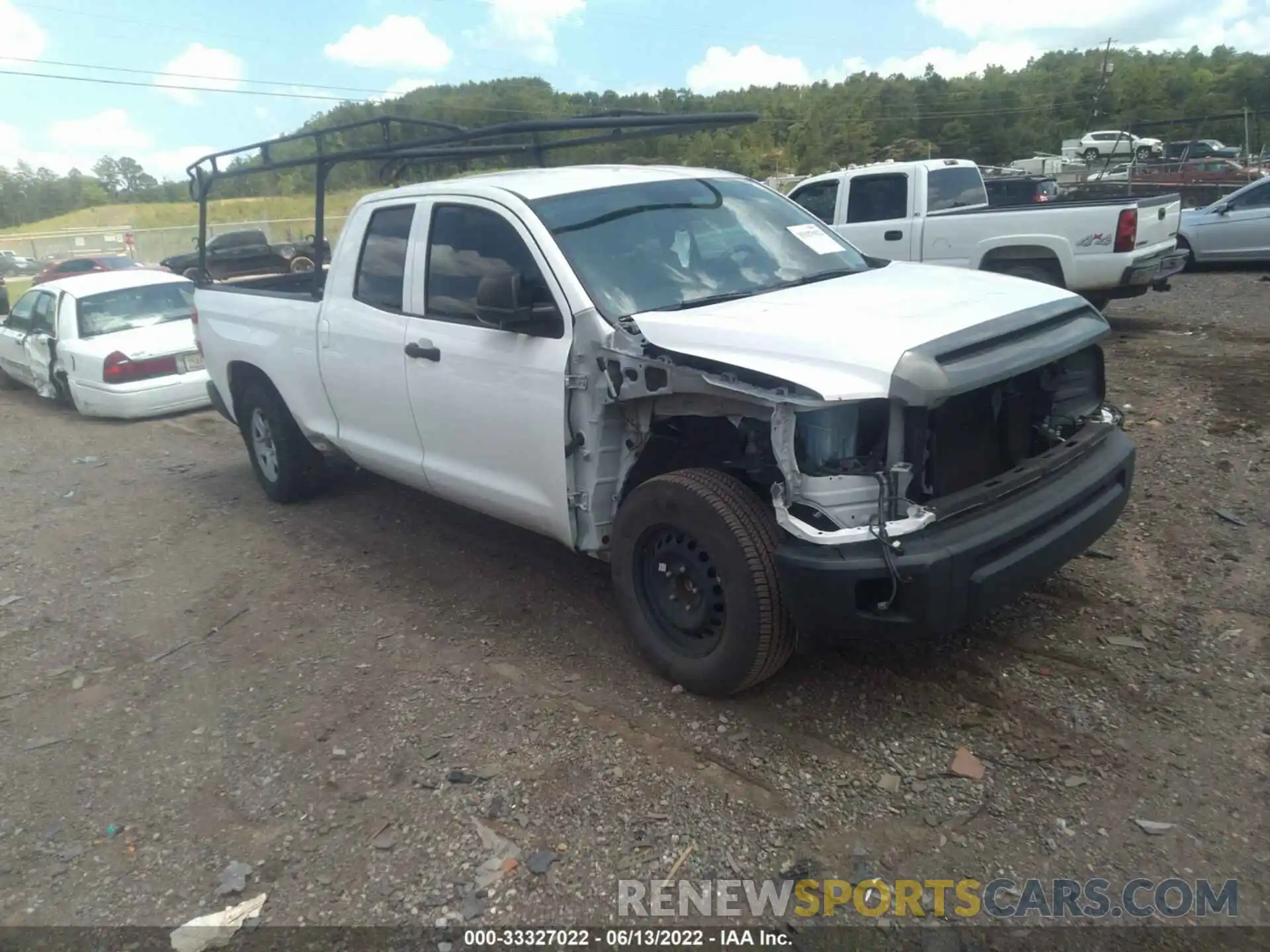 1 Photograph of a damaged car 5TFRM5F1XKX134890 TOYOTA TUNDRA 2WD 2019