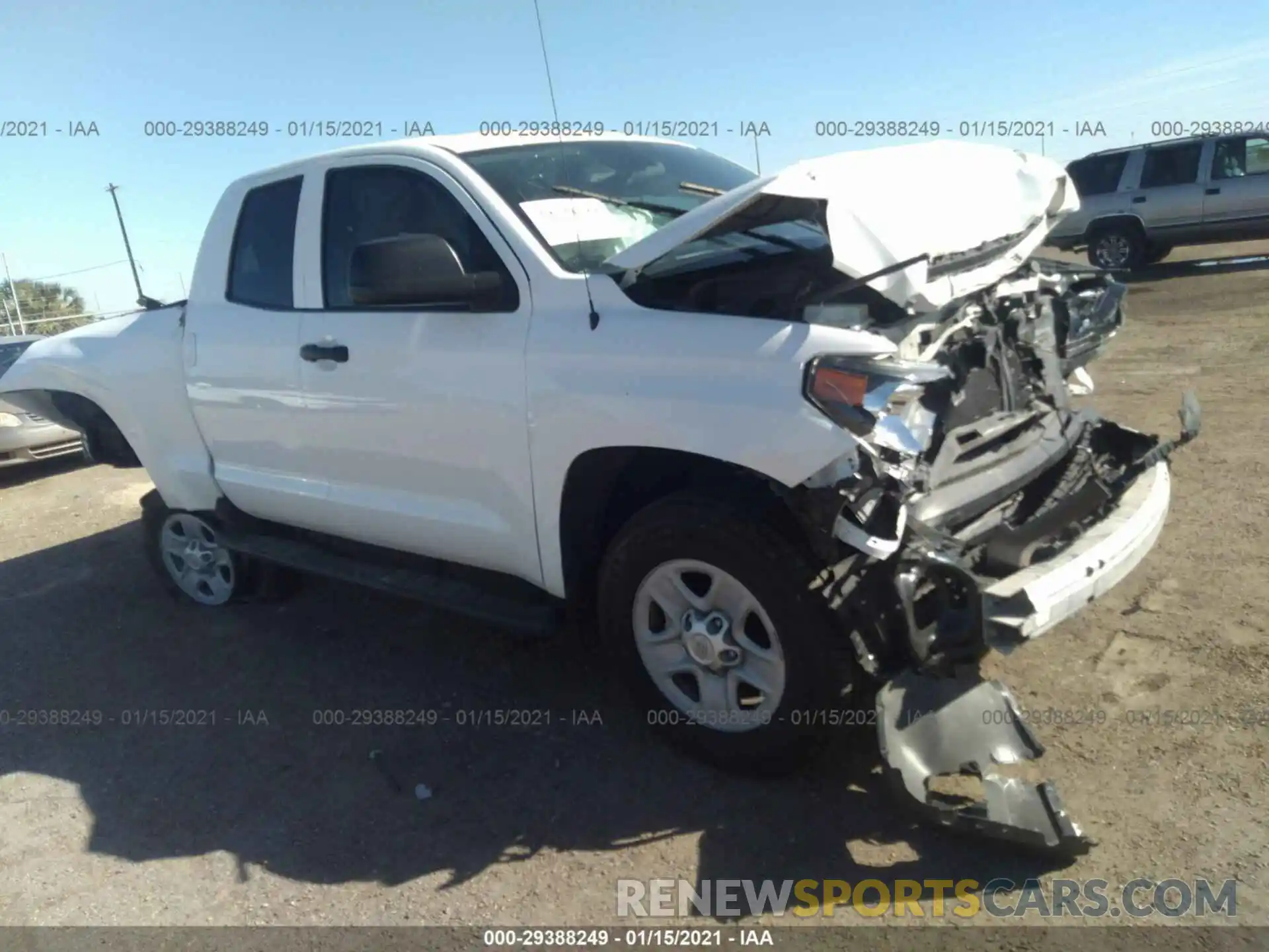 1 Photograph of a damaged car 5TFRM5F1XKX141855 TOYOTA TUNDRA 2WD 2019