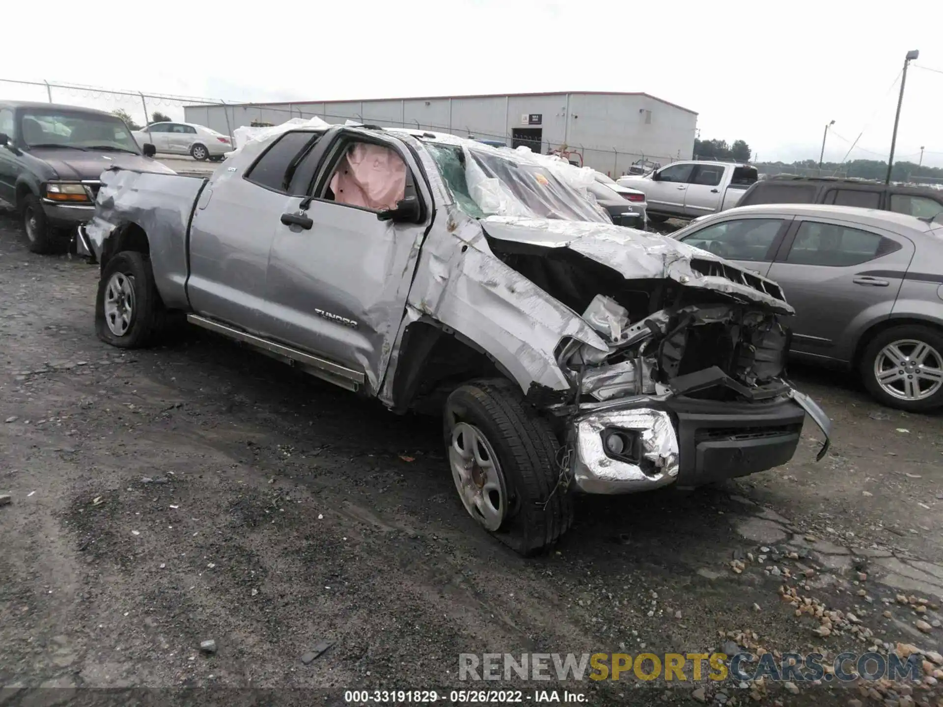 1 Photograph of a damaged car 5TFRM5F1XKX142567 TOYOTA TUNDRA 2WD 2019