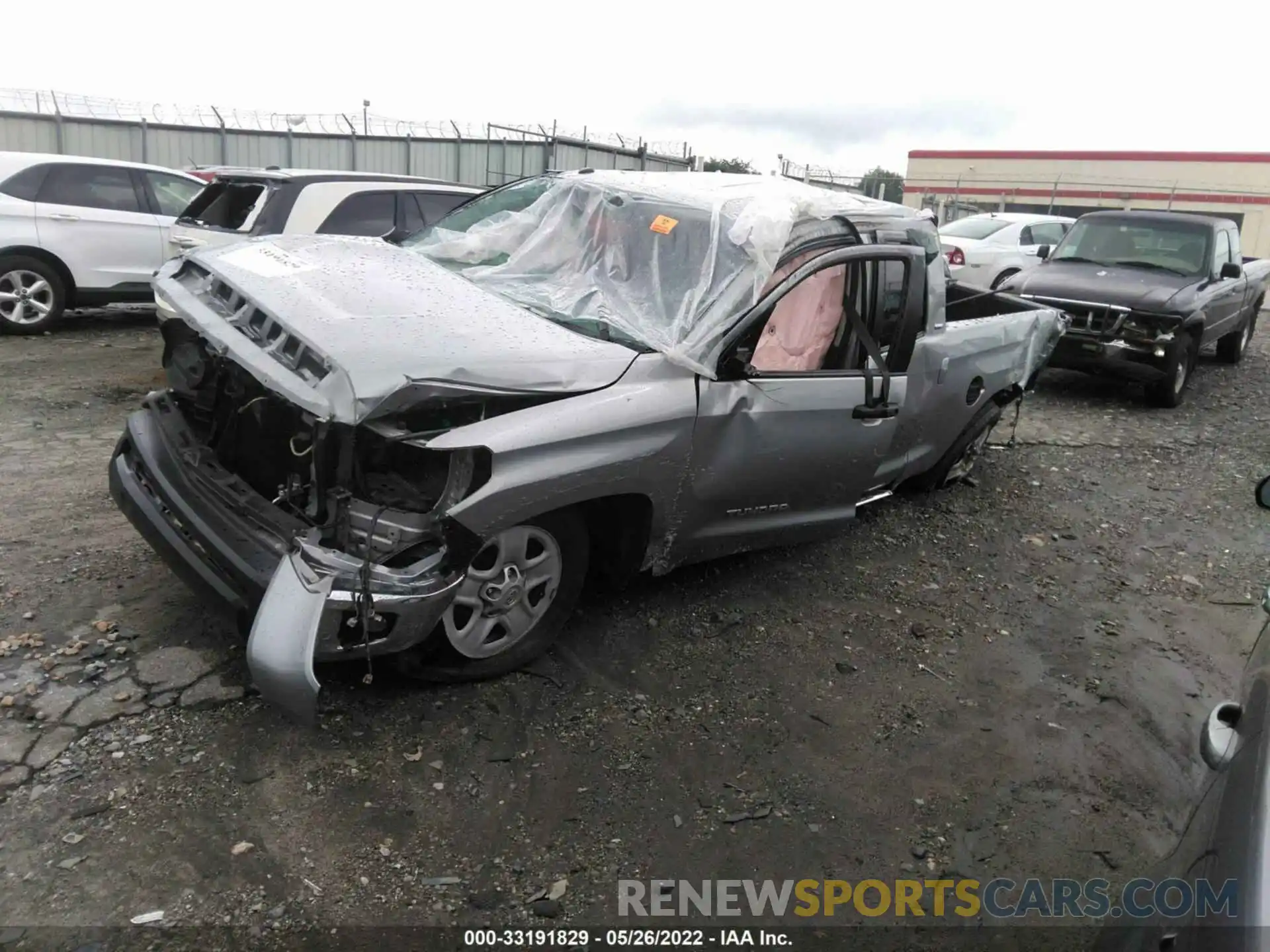 2 Photograph of a damaged car 5TFRM5F1XKX142567 TOYOTA TUNDRA 2WD 2019