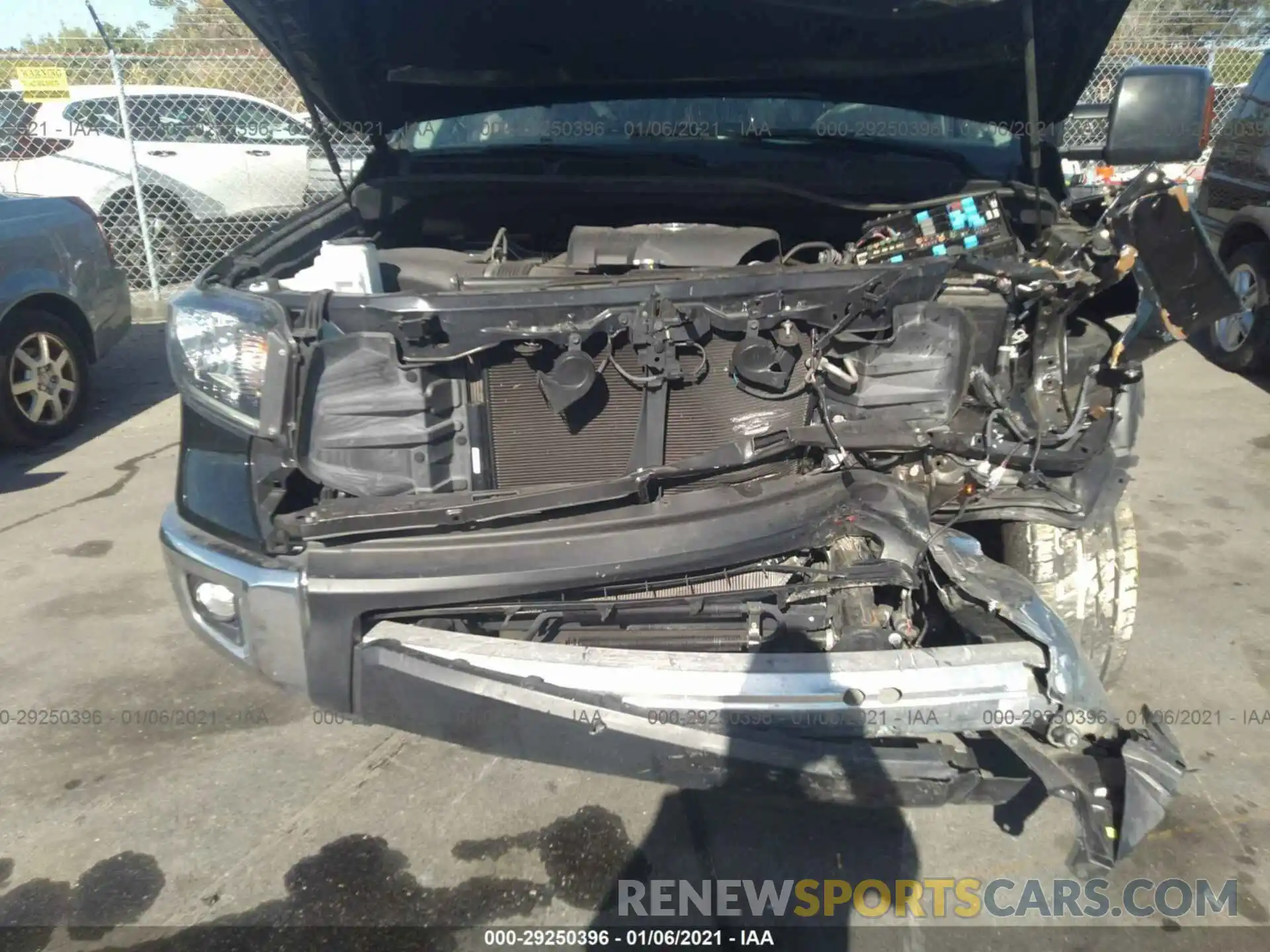 6 Photograph of a damaged car 5TFRY5F11KX246840 TOYOTA TUNDRA 2WD 2019