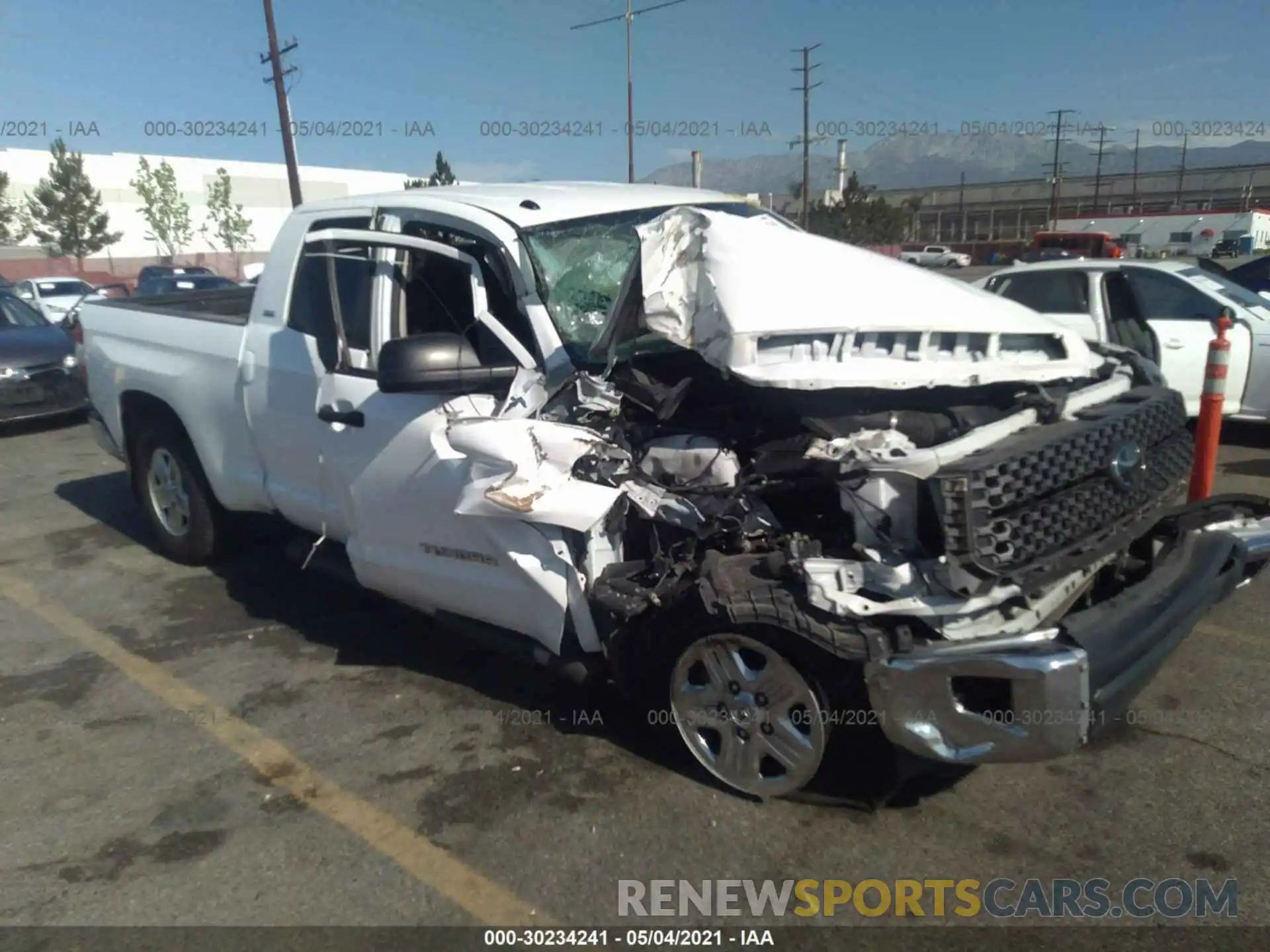 1 Photograph of a damaged car 5TFRY5F13KX248136 TOYOTA TUNDRA 2WD 2019