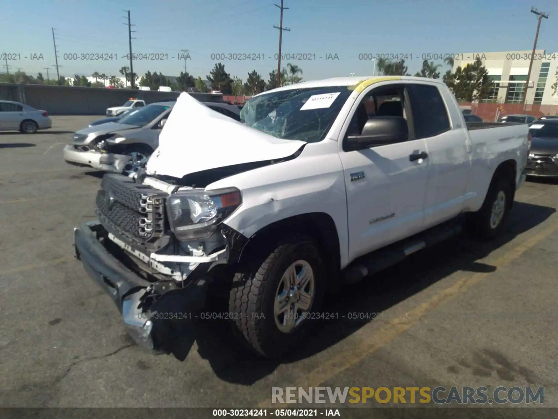 2 Photograph of a damaged car 5TFRY5F13KX248136 TOYOTA TUNDRA 2WD 2019