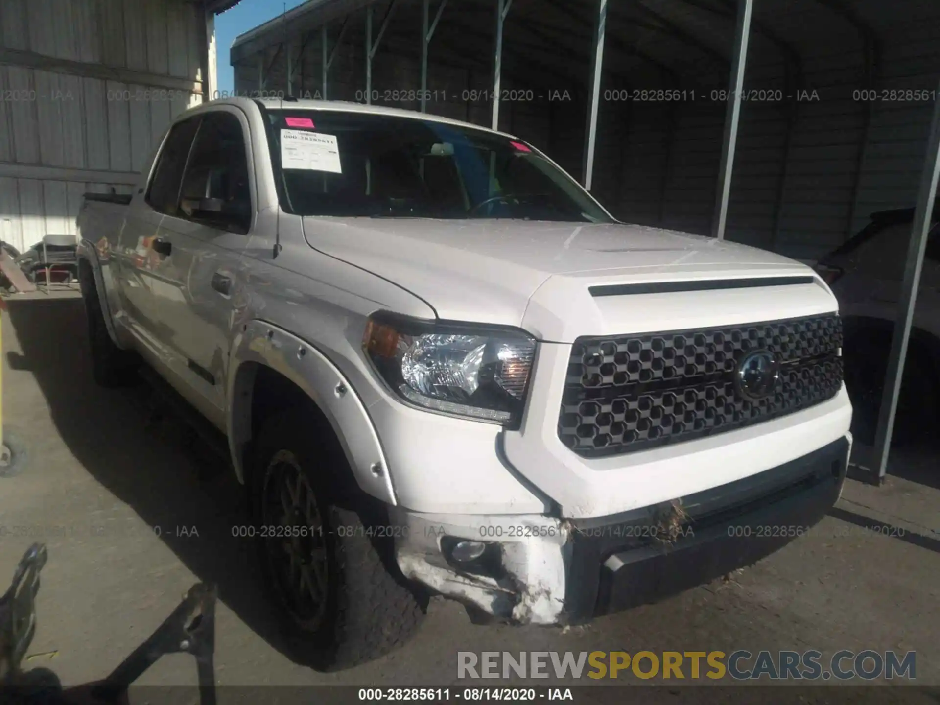 1 Photograph of a damaged car 5TFRY5F13KX248556 TOYOTA TUNDRA 2WD 2019