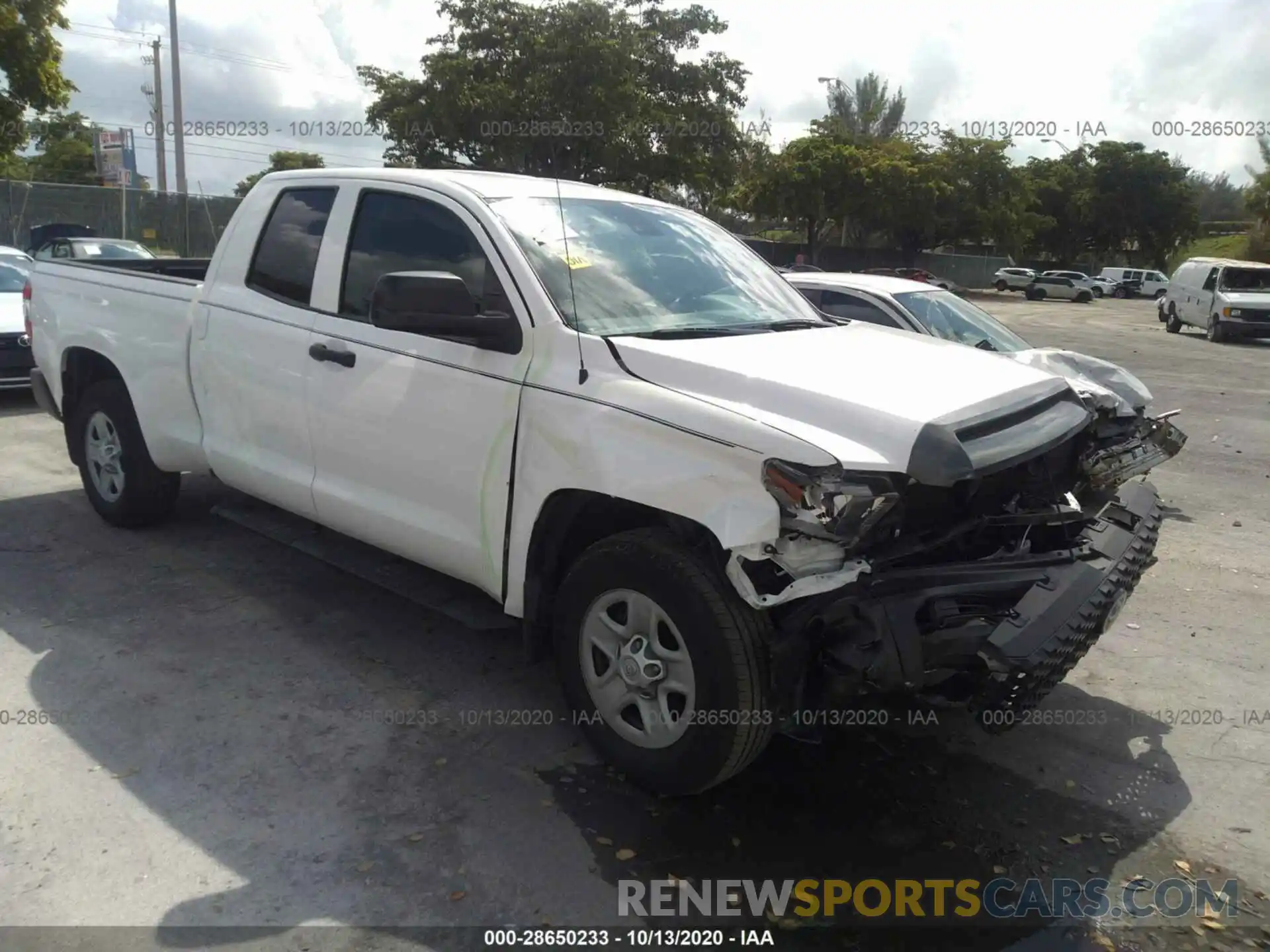 1 Photograph of a damaged car 5TFRY5F13KX253286 TOYOTA TUNDRA 2WD 2019