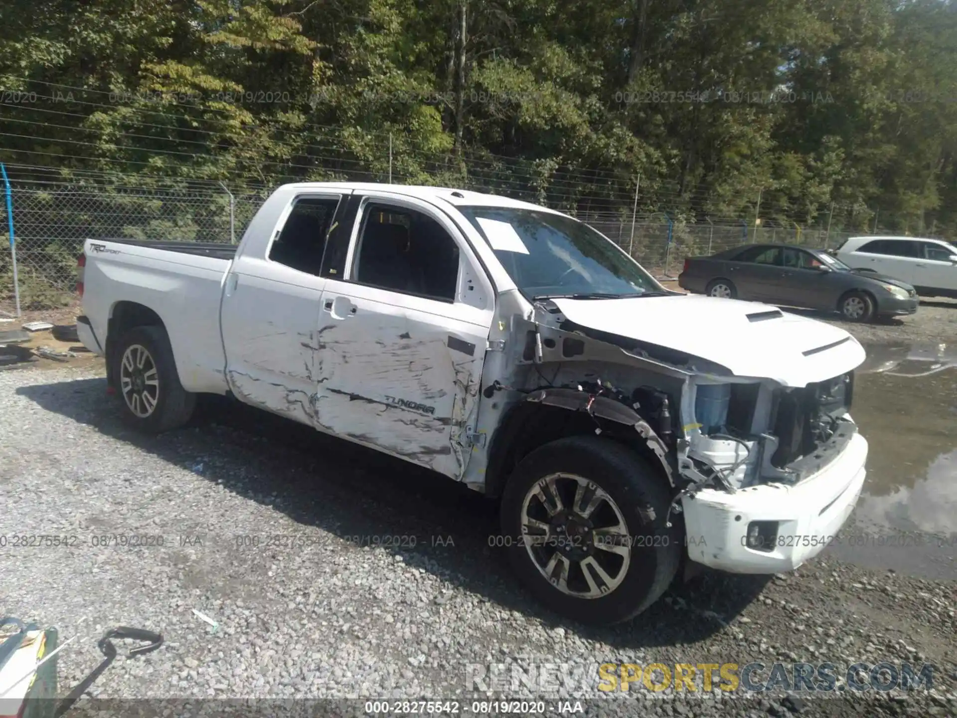 1 Photograph of a damaged car 5TFRY5F15KX244881 TOYOTA TUNDRA 2WD 2019