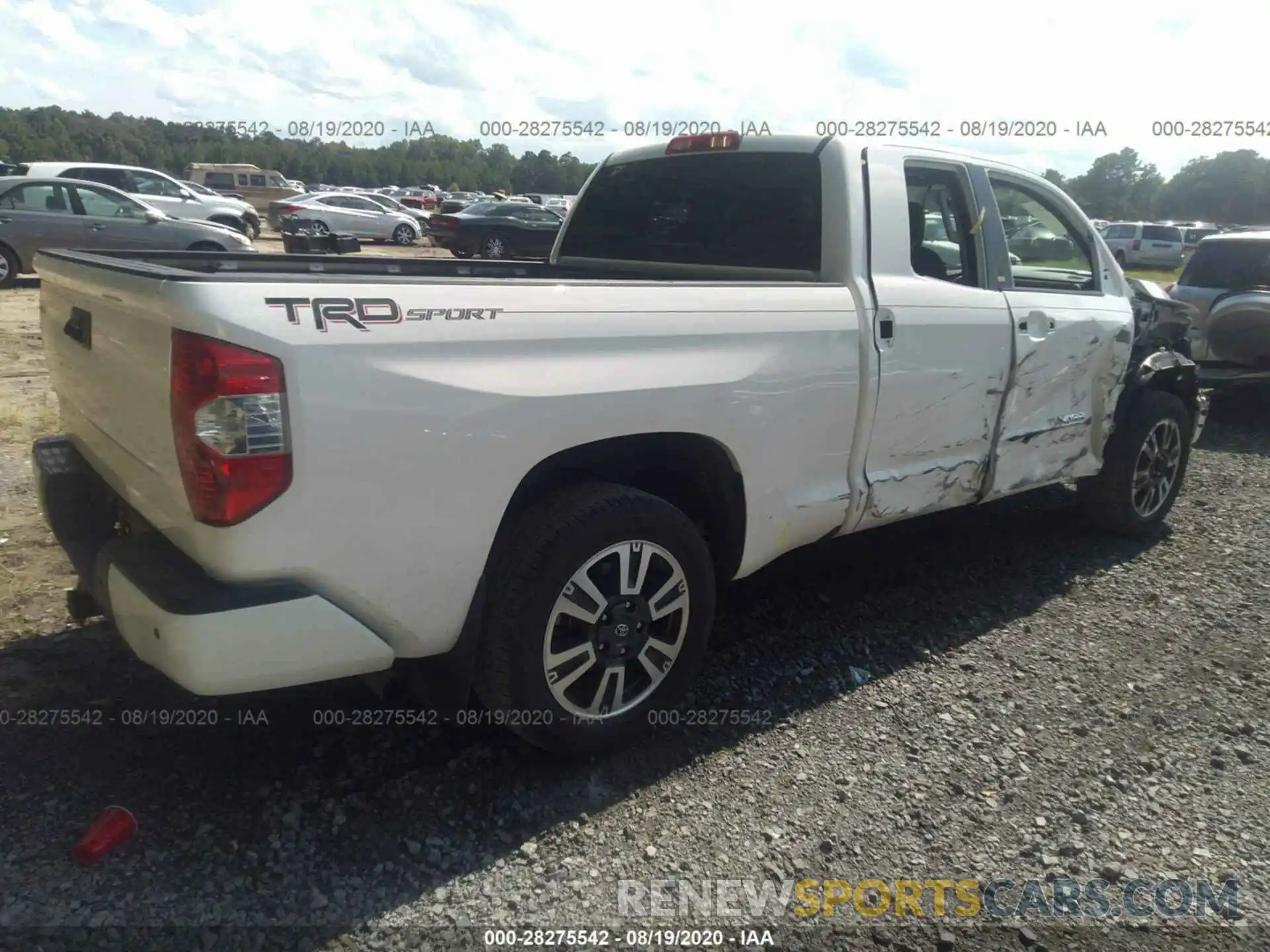 4 Photograph of a damaged car 5TFRY5F15KX244881 TOYOTA TUNDRA 2WD 2019