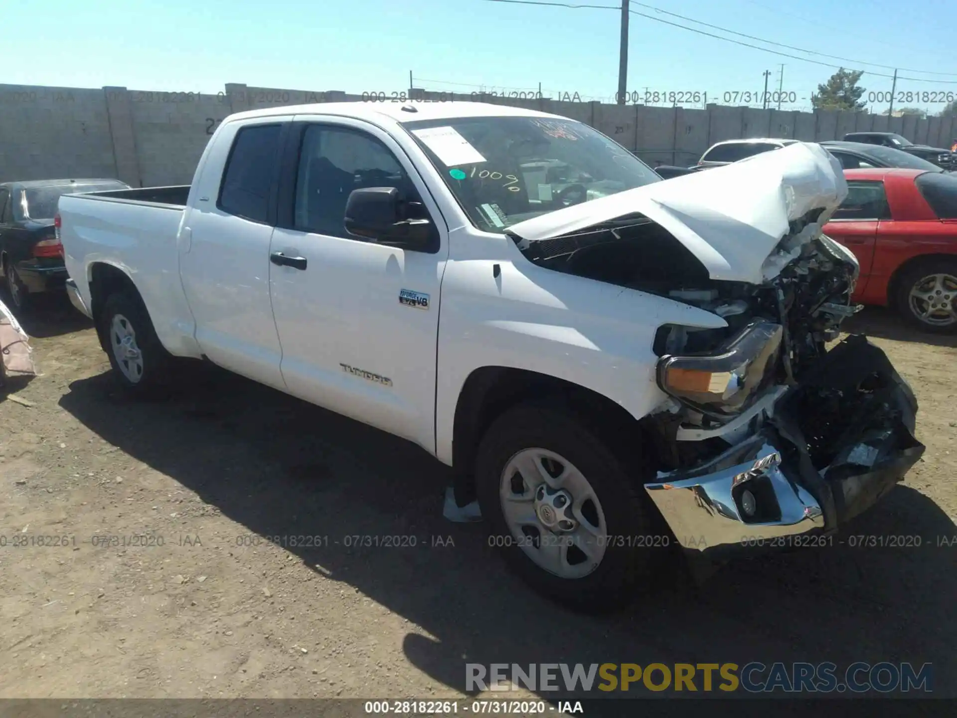 1 Photograph of a damaged car 5TFRY5F15KX245352 TOYOTA TUNDRA 2WD 2019