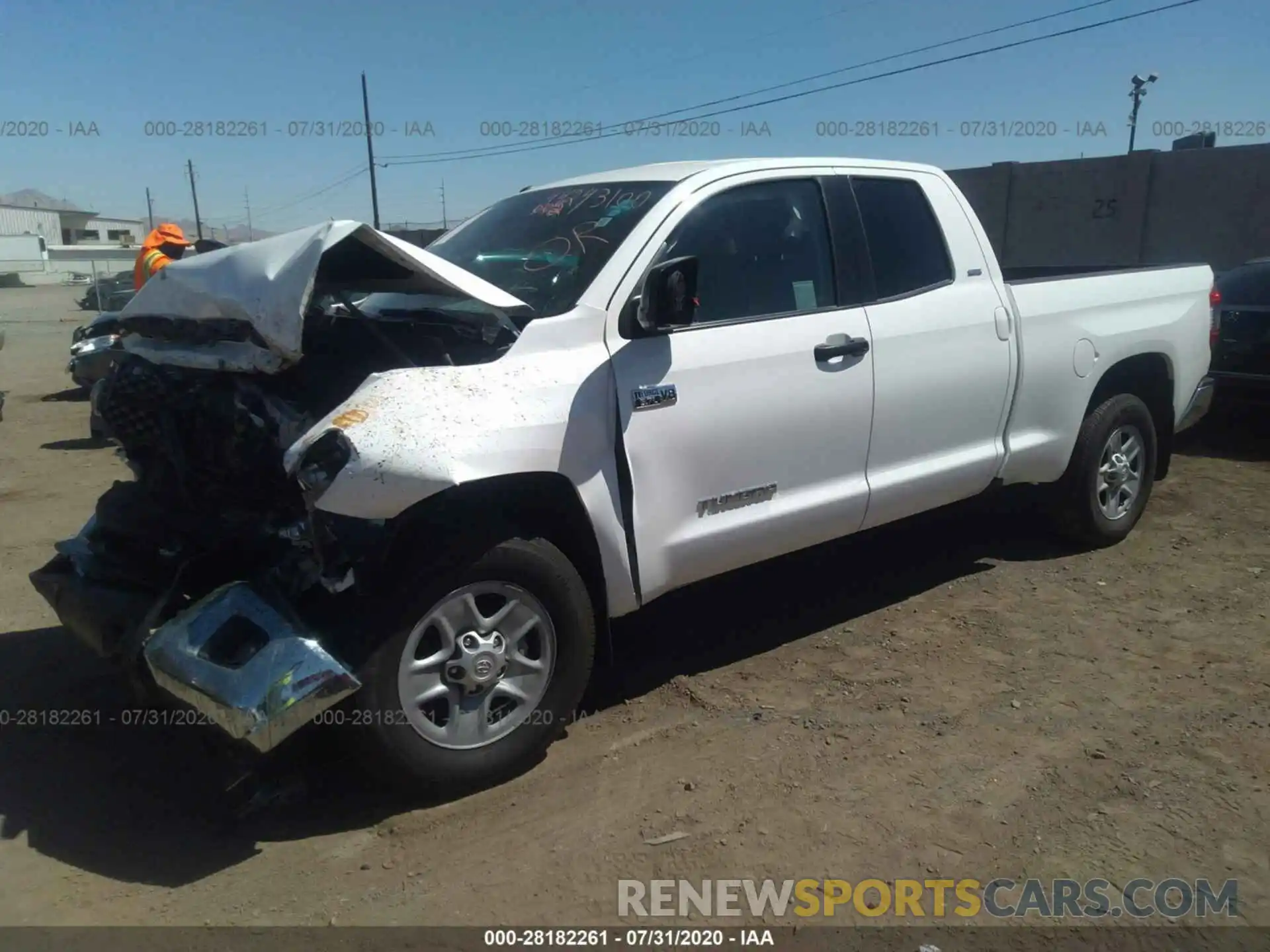 2 Photograph of a damaged car 5TFRY5F15KX245352 TOYOTA TUNDRA 2WD 2019