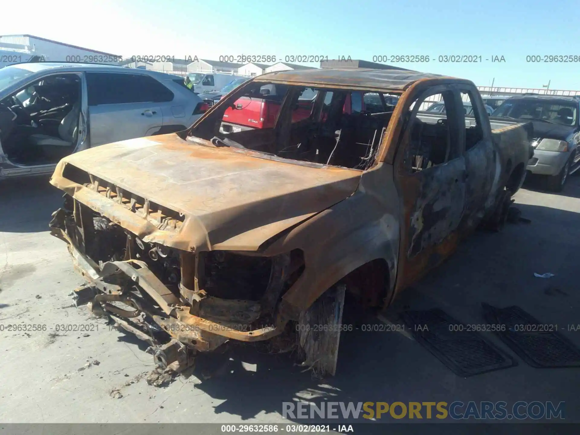 2 Photograph of a damaged car 5TFRY5F15KX245786 TOYOTA TUNDRA 2WD 2019