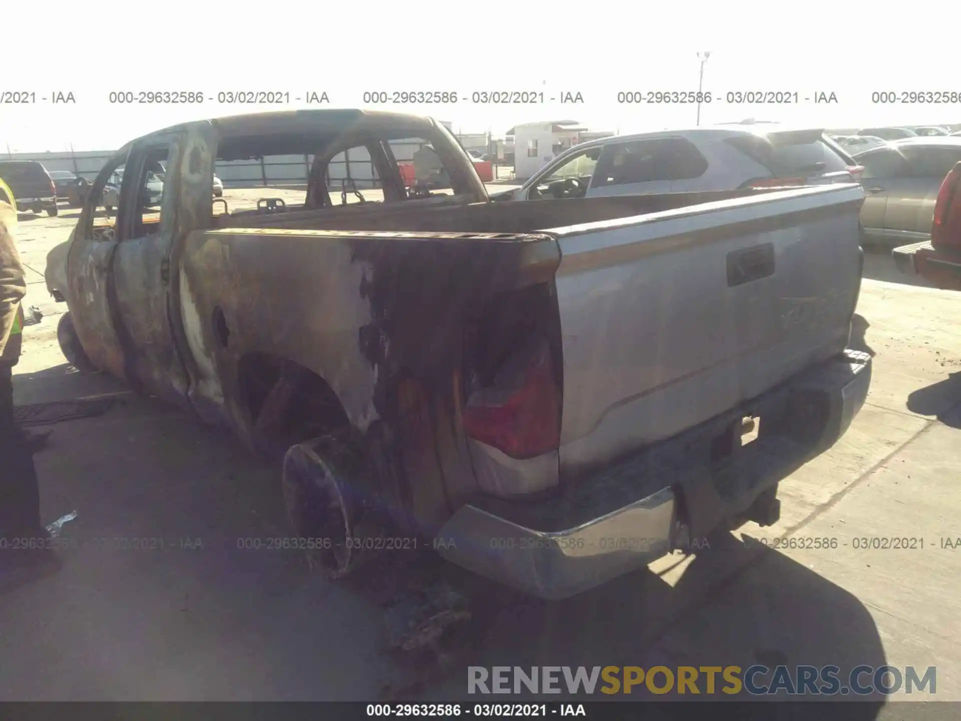 3 Photograph of a damaged car 5TFRY5F15KX245786 TOYOTA TUNDRA 2WD 2019