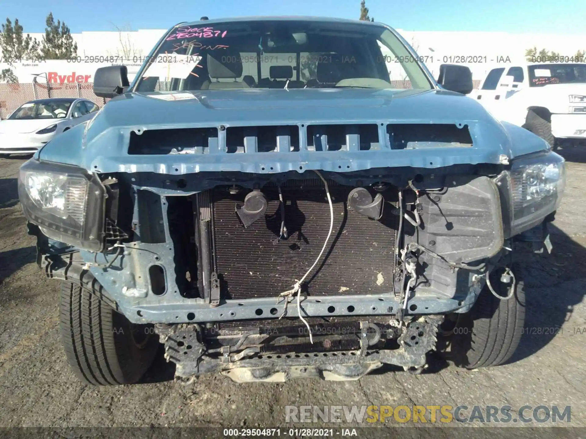 6 Photograph of a damaged car 5TFRY5F15KX253550 TOYOTA TUNDRA 2WD 2019