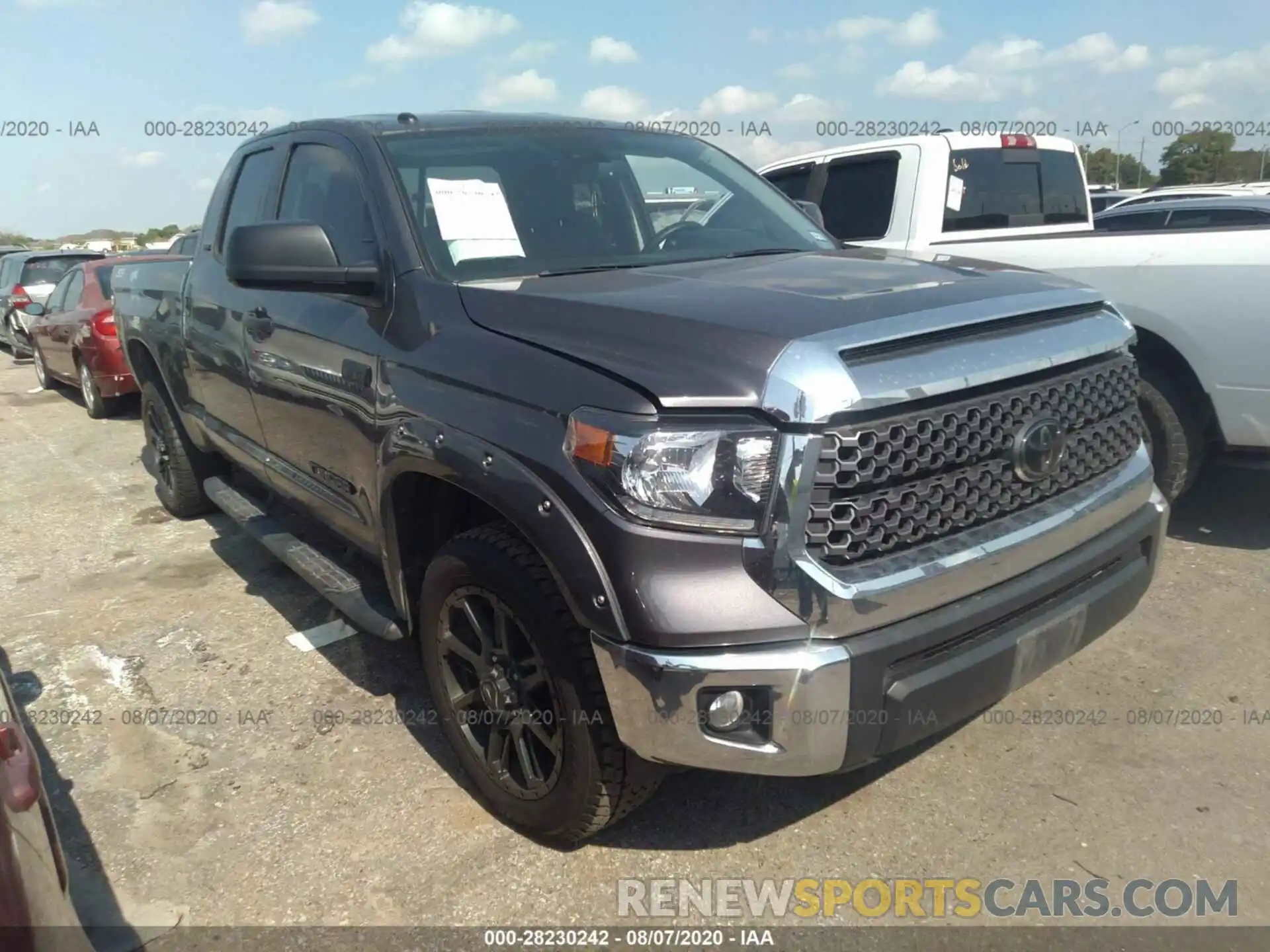 1 Photograph of a damaged car 5TFRY5F17KX245188 TOYOTA TUNDRA 2WD 2019