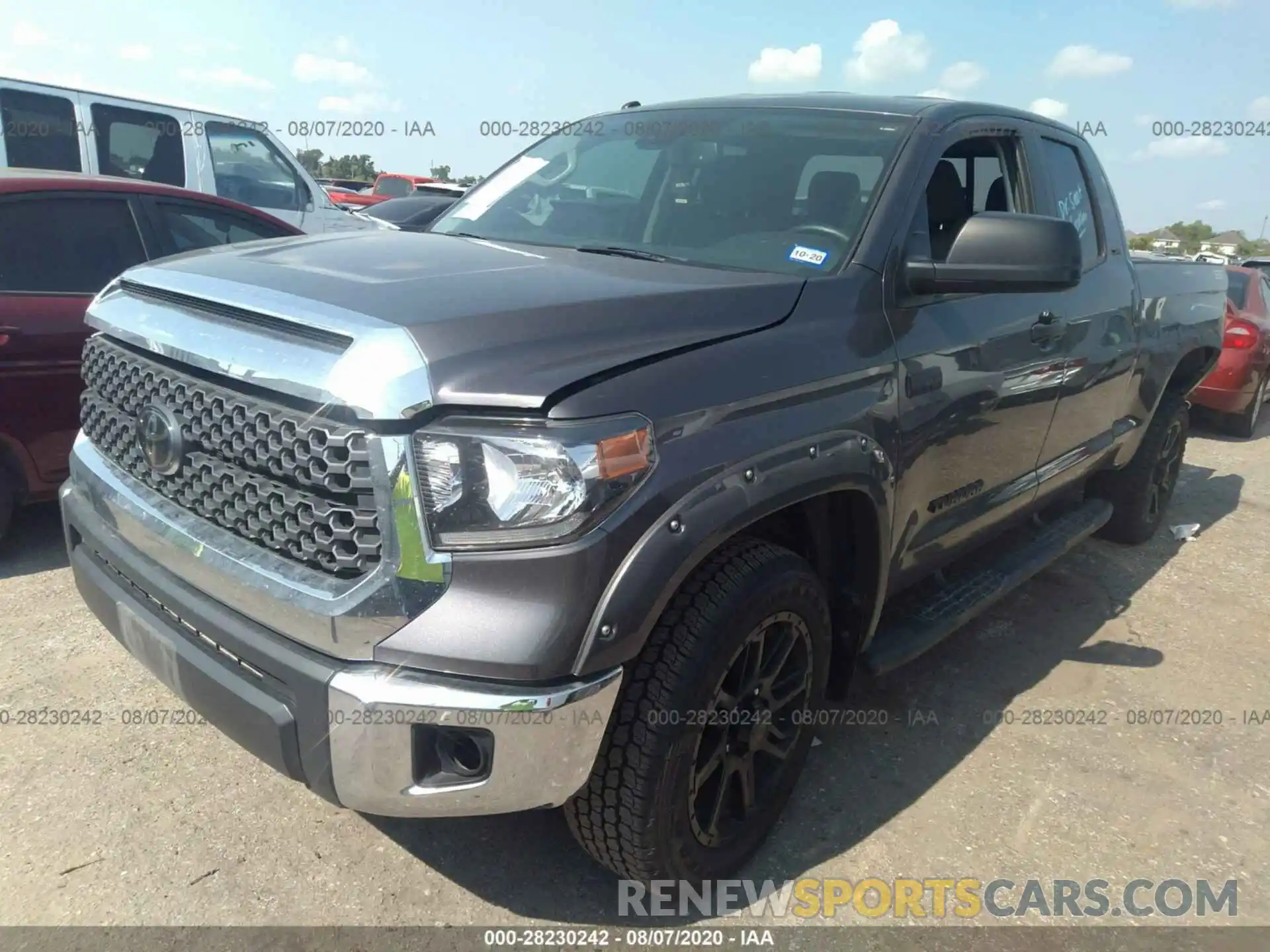 2 Photograph of a damaged car 5TFRY5F17KX245188 TOYOTA TUNDRA 2WD 2019