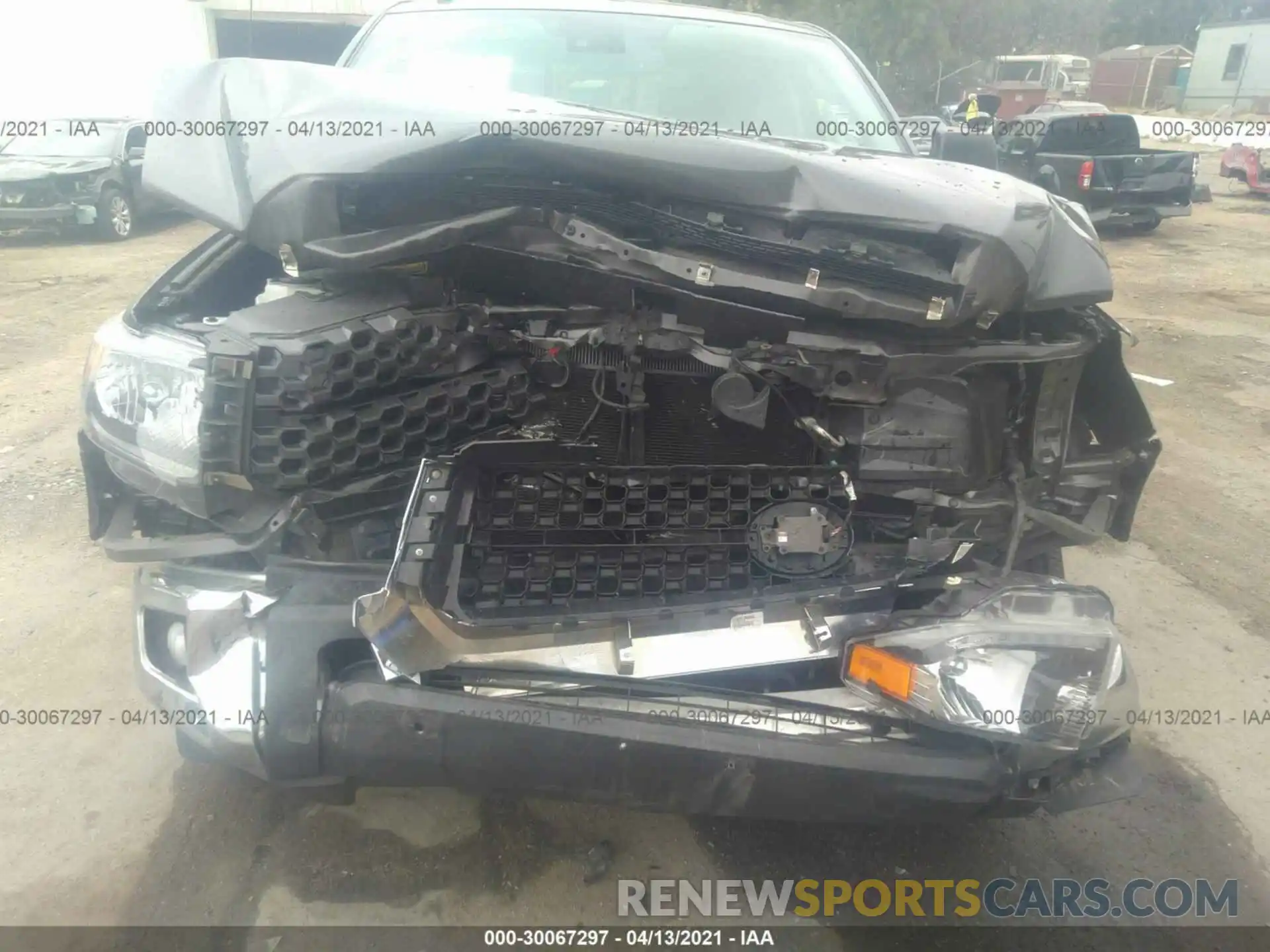 6 Photograph of a damaged car 5TFRY5F18KX250299 TOYOTA TUNDRA 2WD 2019