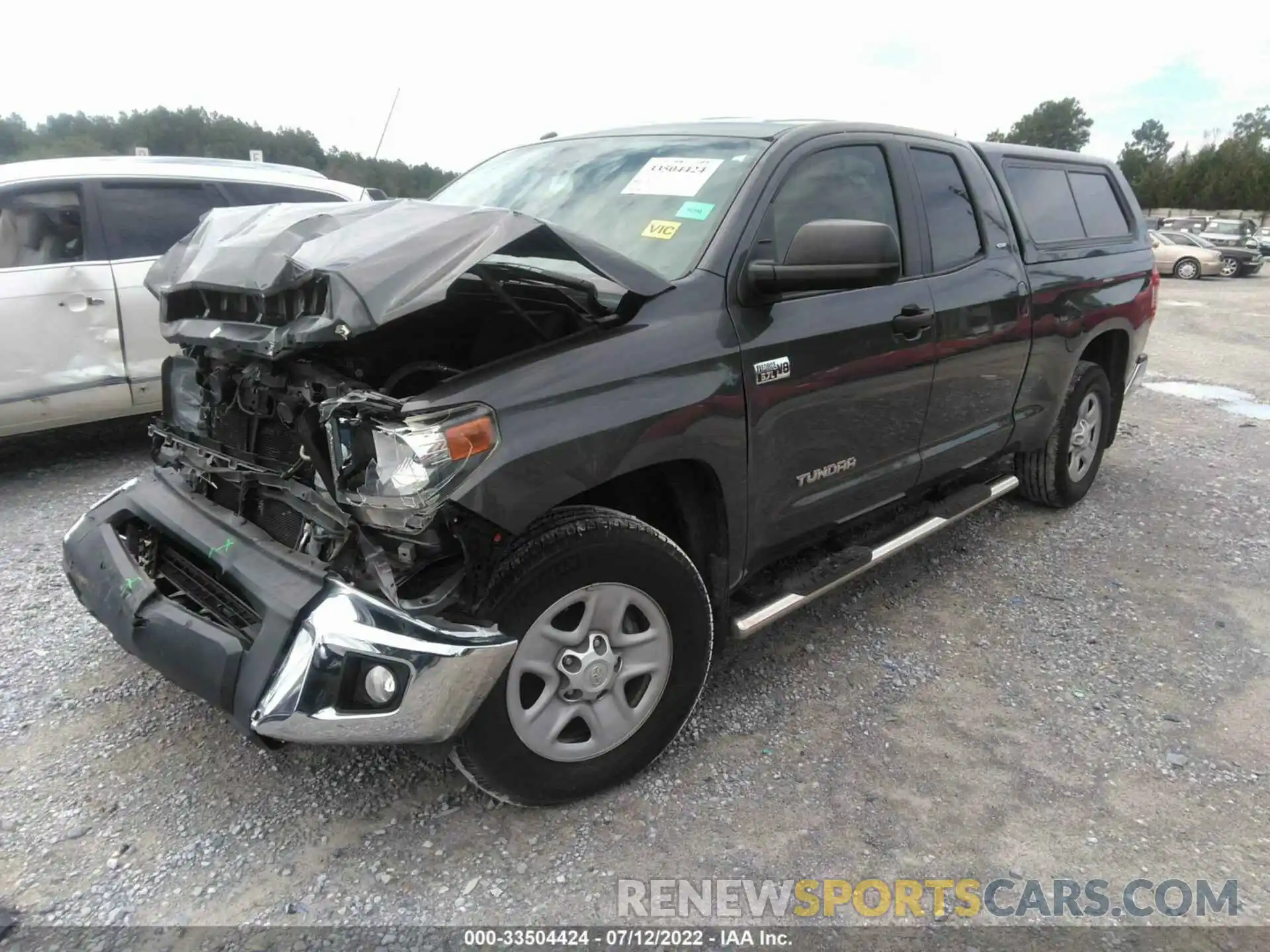 2 Photograph of a damaged car 5TFRY5F19KX247010 TOYOTA TUNDRA 2WD 2019