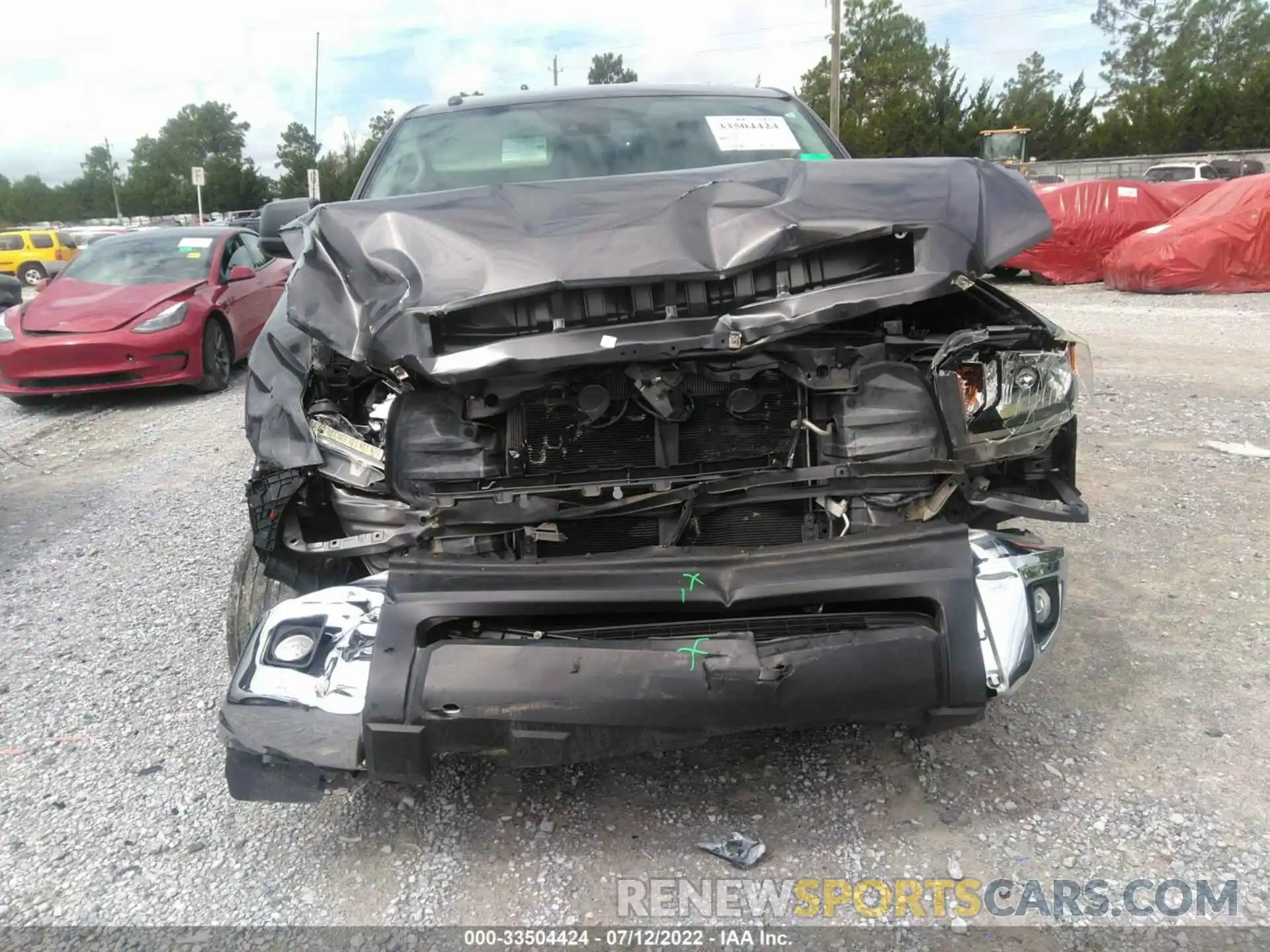 6 Photograph of a damaged car 5TFRY5F19KX247010 TOYOTA TUNDRA 2WD 2019