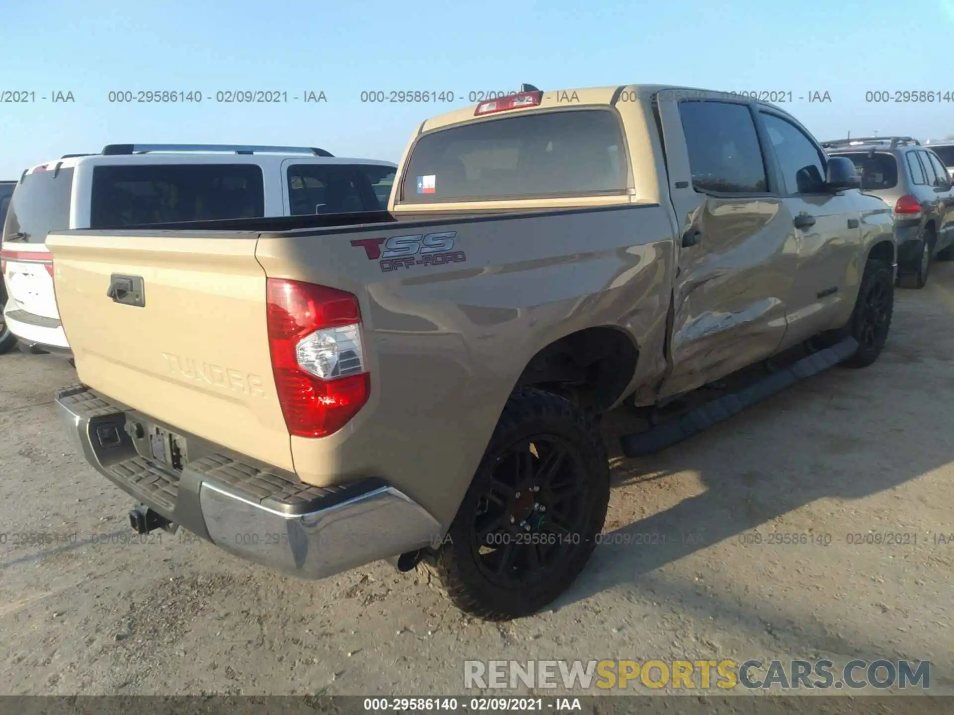 4 Photograph of a damaged car 5TFEY5F12LX257443 TOYOTA TUNDRA 2WD 2020