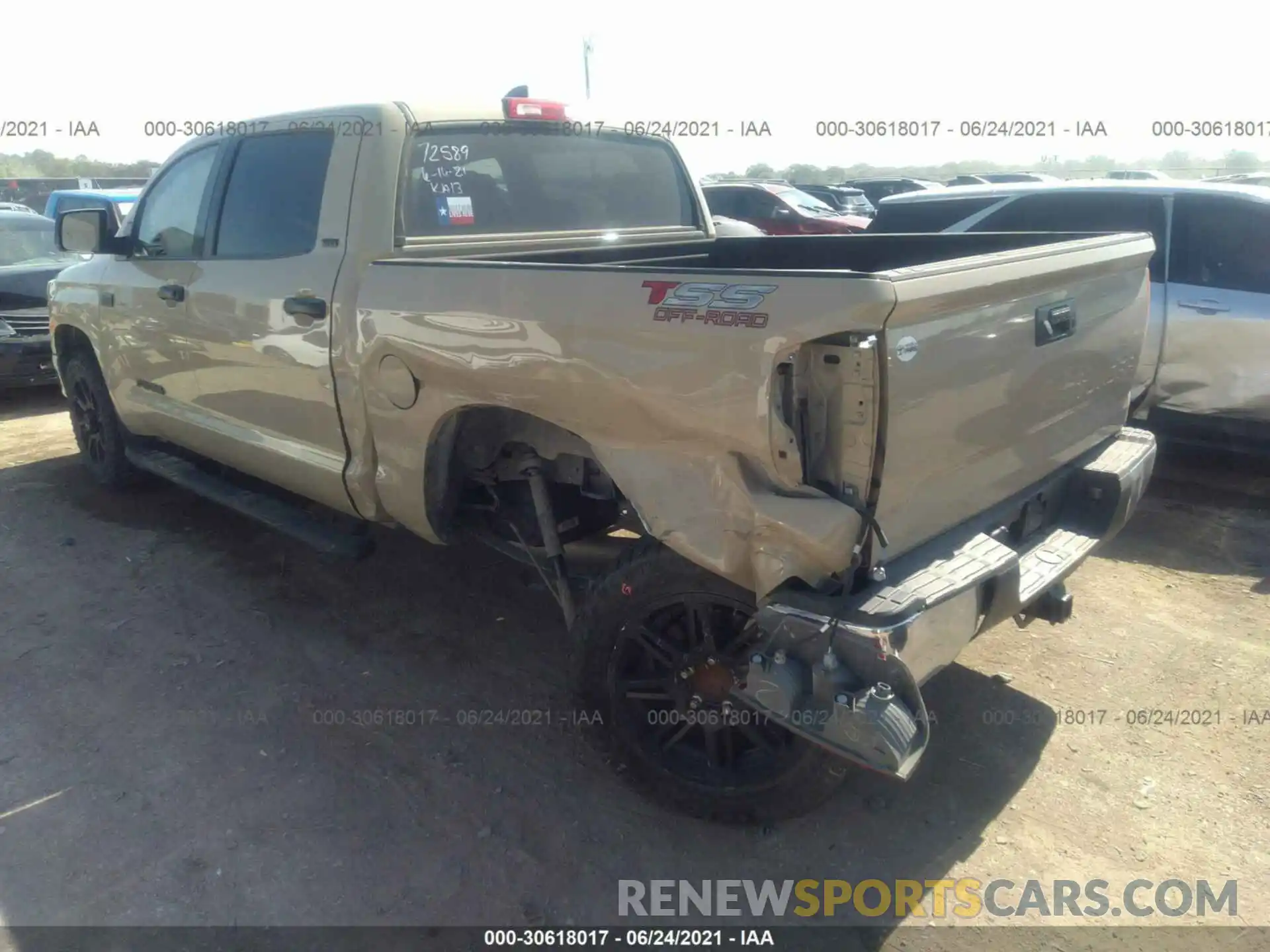 3 Photograph of a damaged car 5TFEY5F12LX258124 TOYOTA TUNDRA 2WD 2020