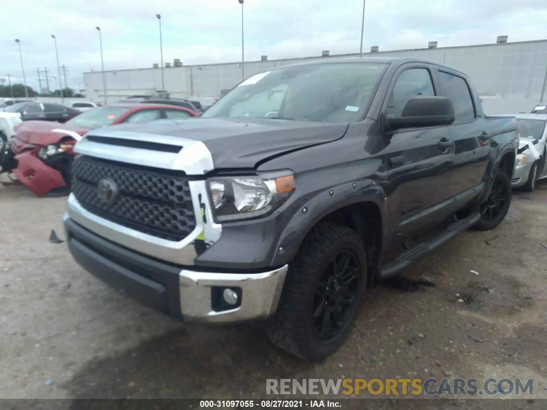 2 Photograph of a damaged car 5TFEY5F13LX257211 TOYOTA TUNDRA 2WD 2020