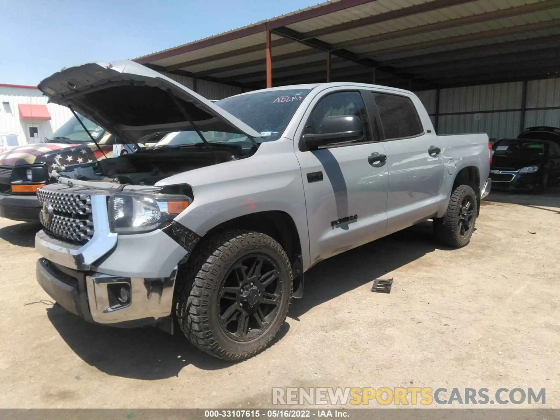 2 Photograph of a damaged car 5TFEY5F14LX256455 TOYOTA TUNDRA 2WD 2020