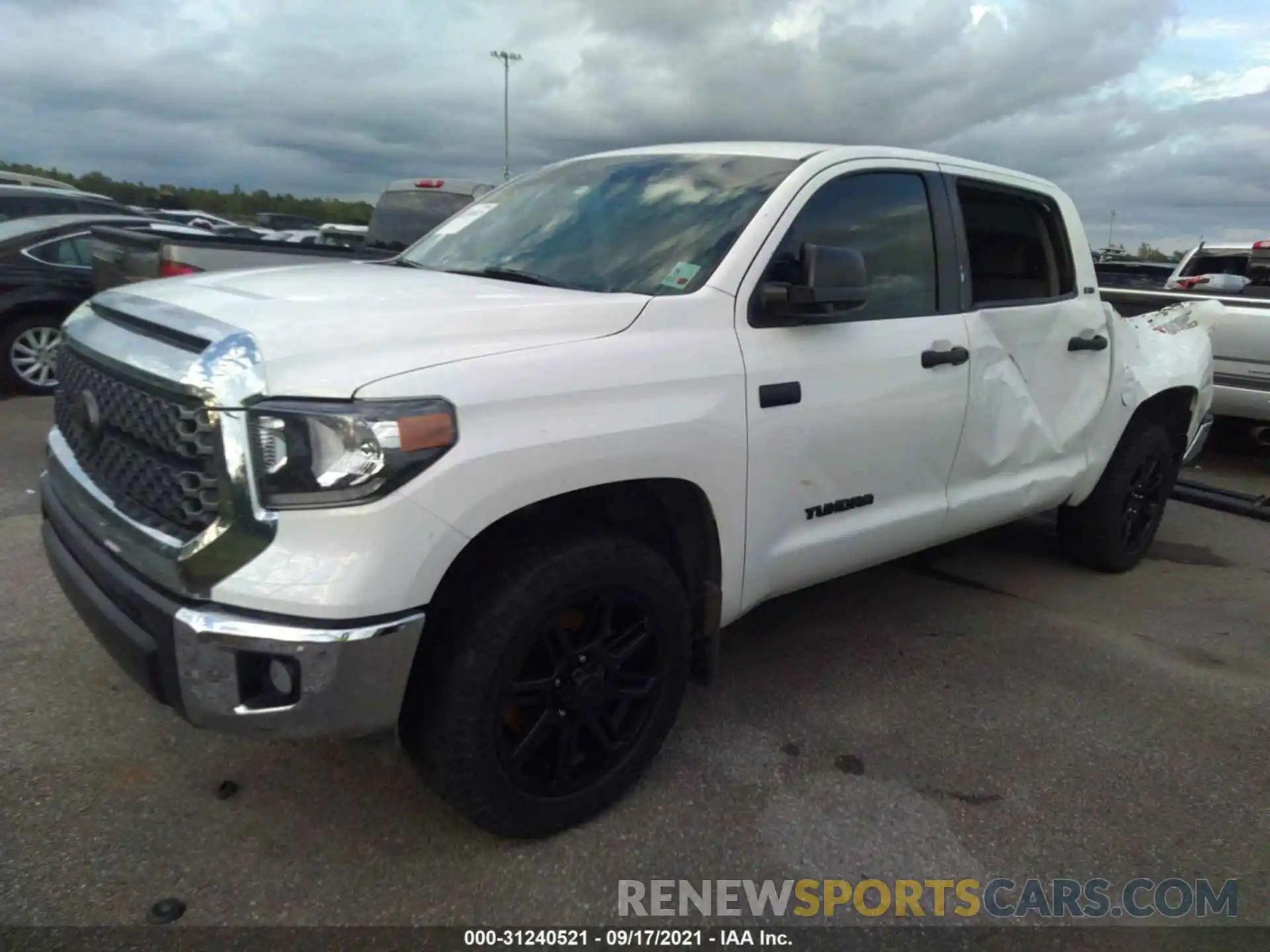 2 Photograph of a damaged car 5TFEY5F14LX259355 TOYOTA TUNDRA 2WD 2020