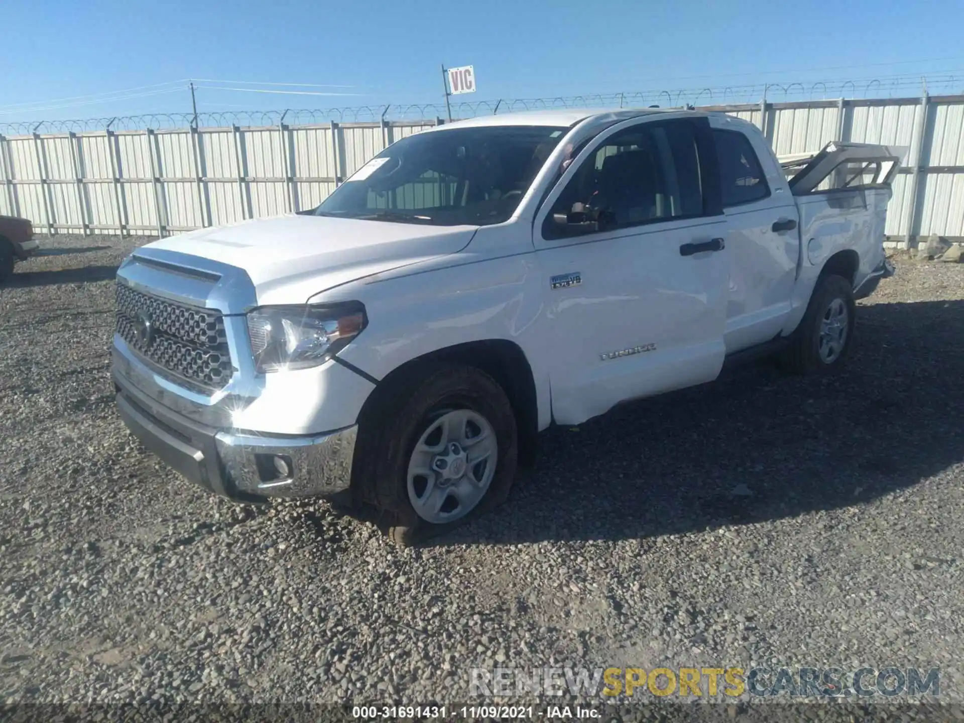 2 Photograph of a damaged car 5TFEY5F14LX259856 TOYOTA TUNDRA 2WD 2020