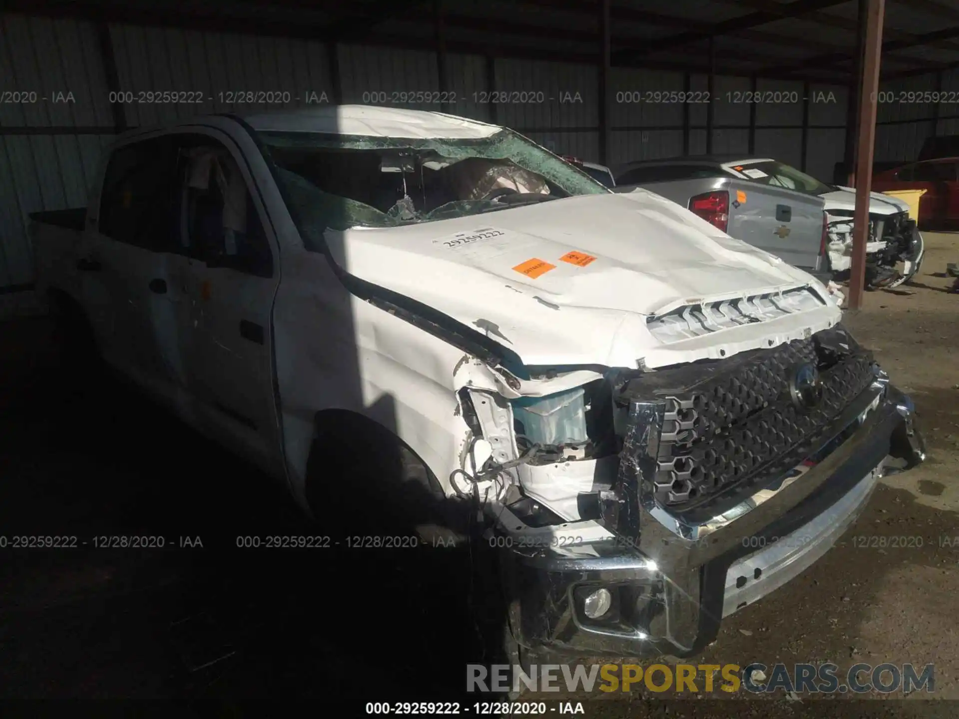 1 Photograph of a damaged car 5TFEY5F14LX261560 TOYOTA TUNDRA 2WD 2020