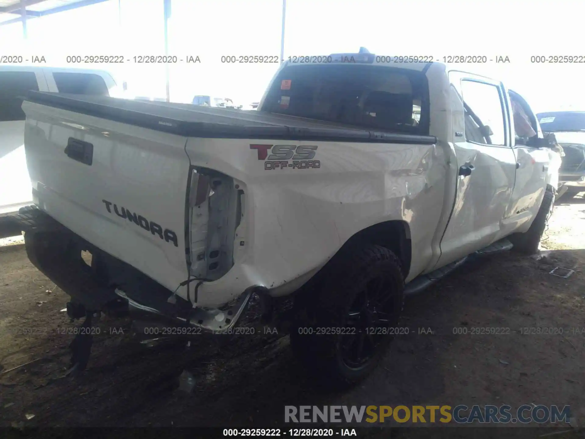4 Photograph of a damaged car 5TFEY5F14LX261560 TOYOTA TUNDRA 2WD 2020