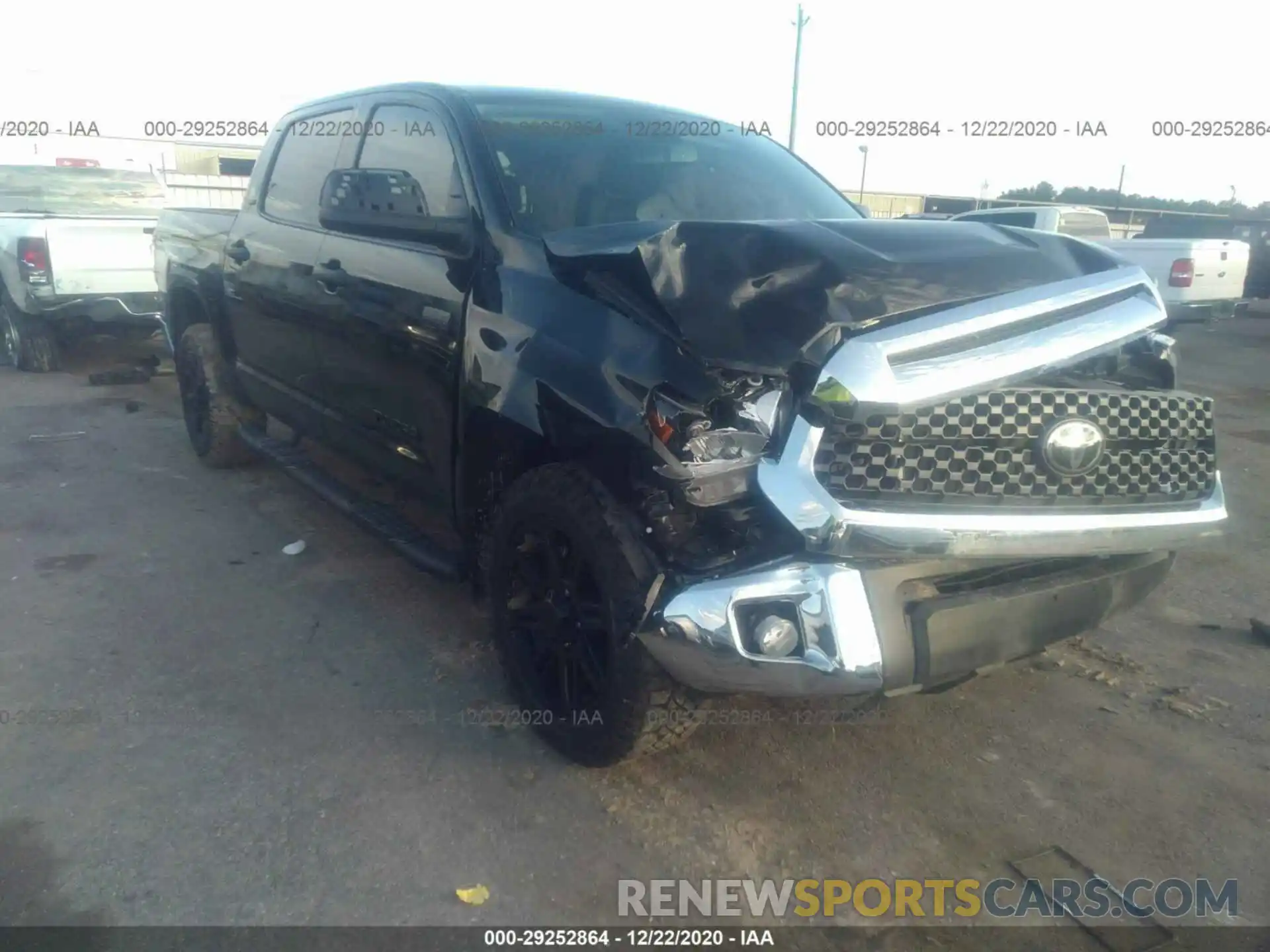 1 Photograph of a damaged car 5TFEY5F14LX270601 TOYOTA TUNDRA 2WD 2020