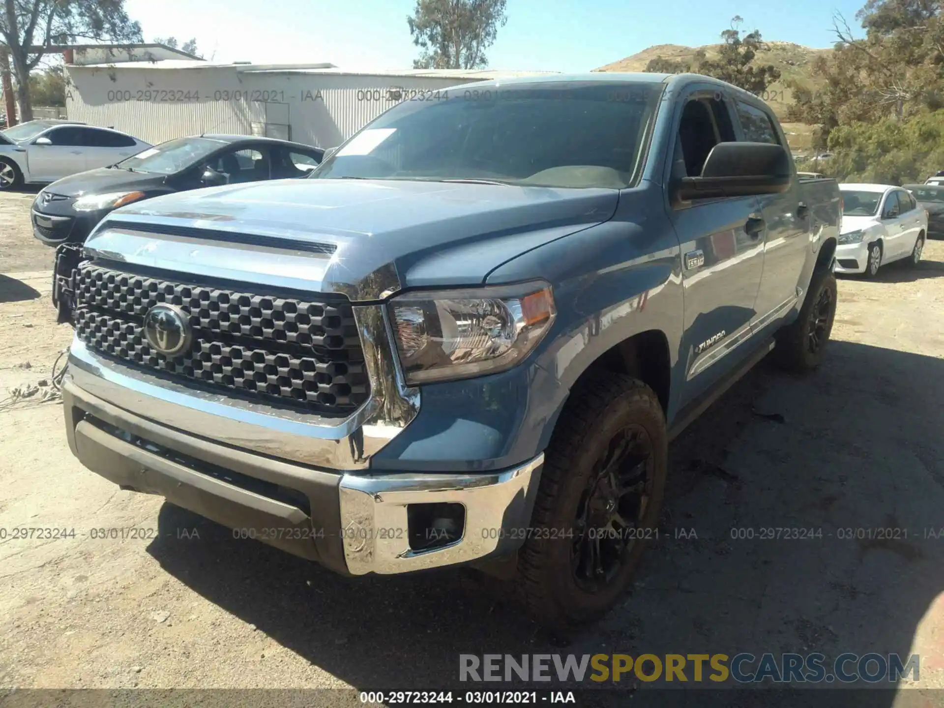 2 Photograph of a damaged car 5TFEY5F14LX271781 TOYOTA TUNDRA 2WD 2020