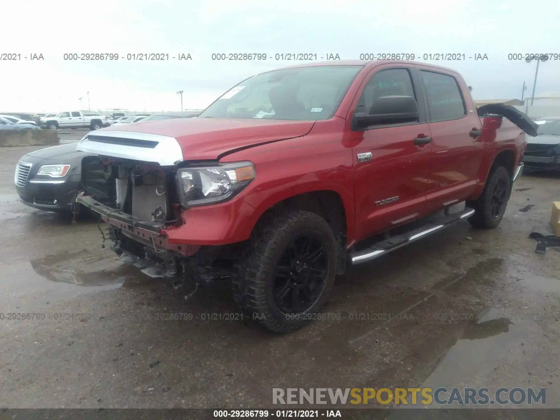 2 Photograph of a damaged car 5TFEY5F15LX264239 TOYOTA TUNDRA 2WD 2020