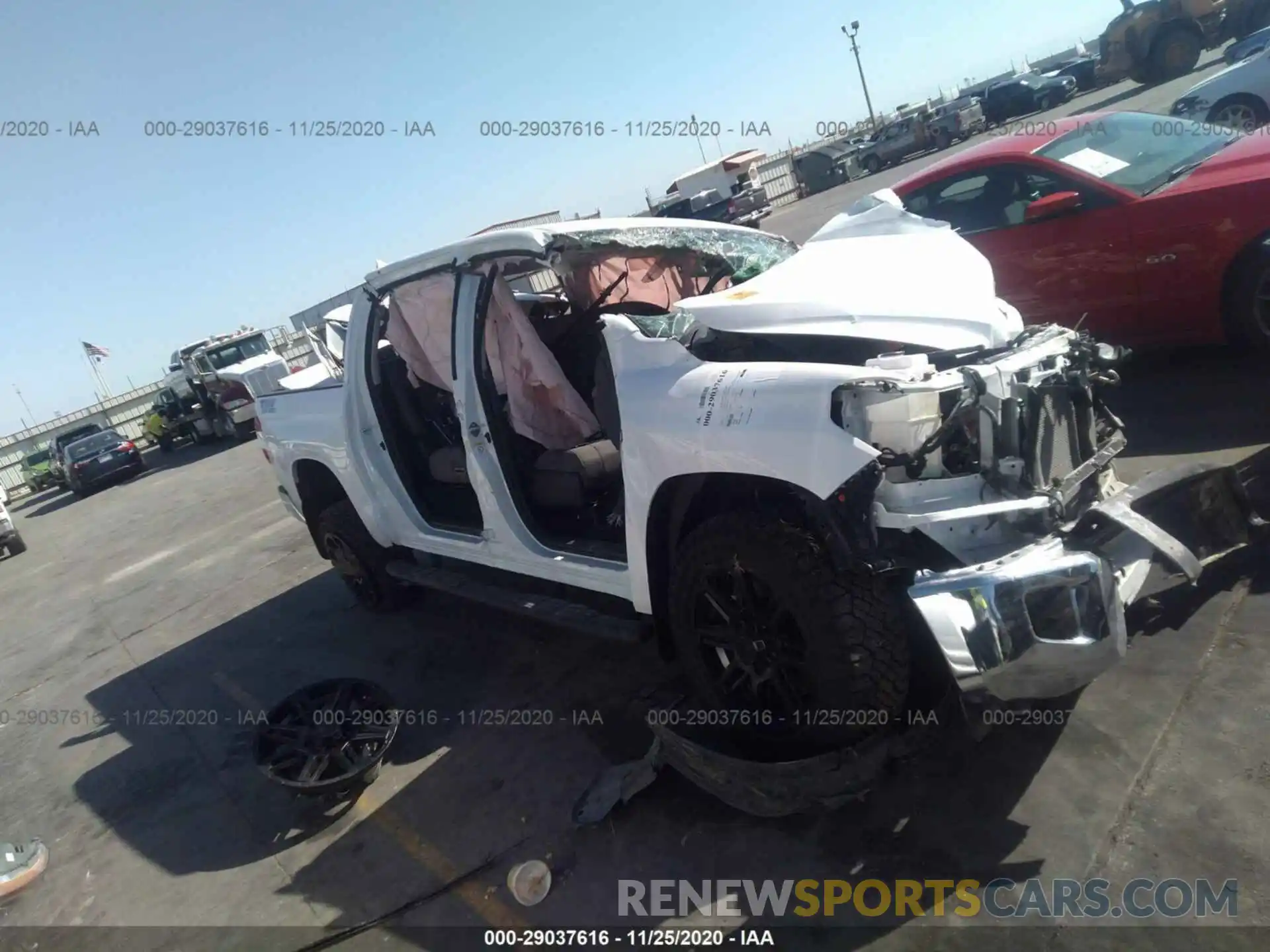 1 Photograph of a damaged car 5TFEY5F16LX255808 TOYOTA TUNDRA 2WD 2020