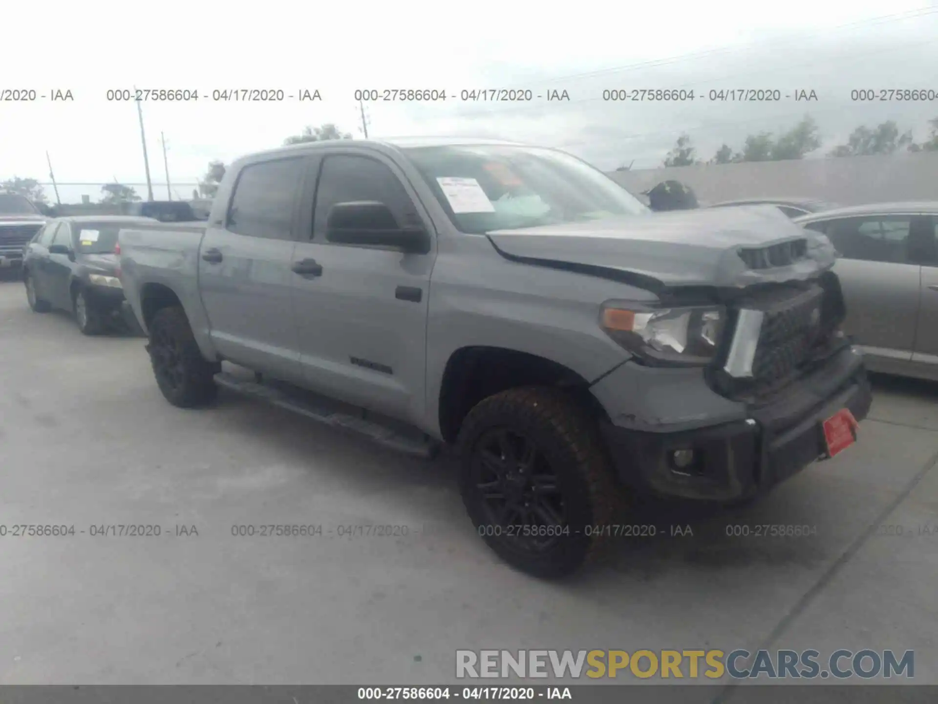 1 Photograph of a damaged car 5TFEY5F16LX260653 TOYOTA TUNDRA 2WD 2020