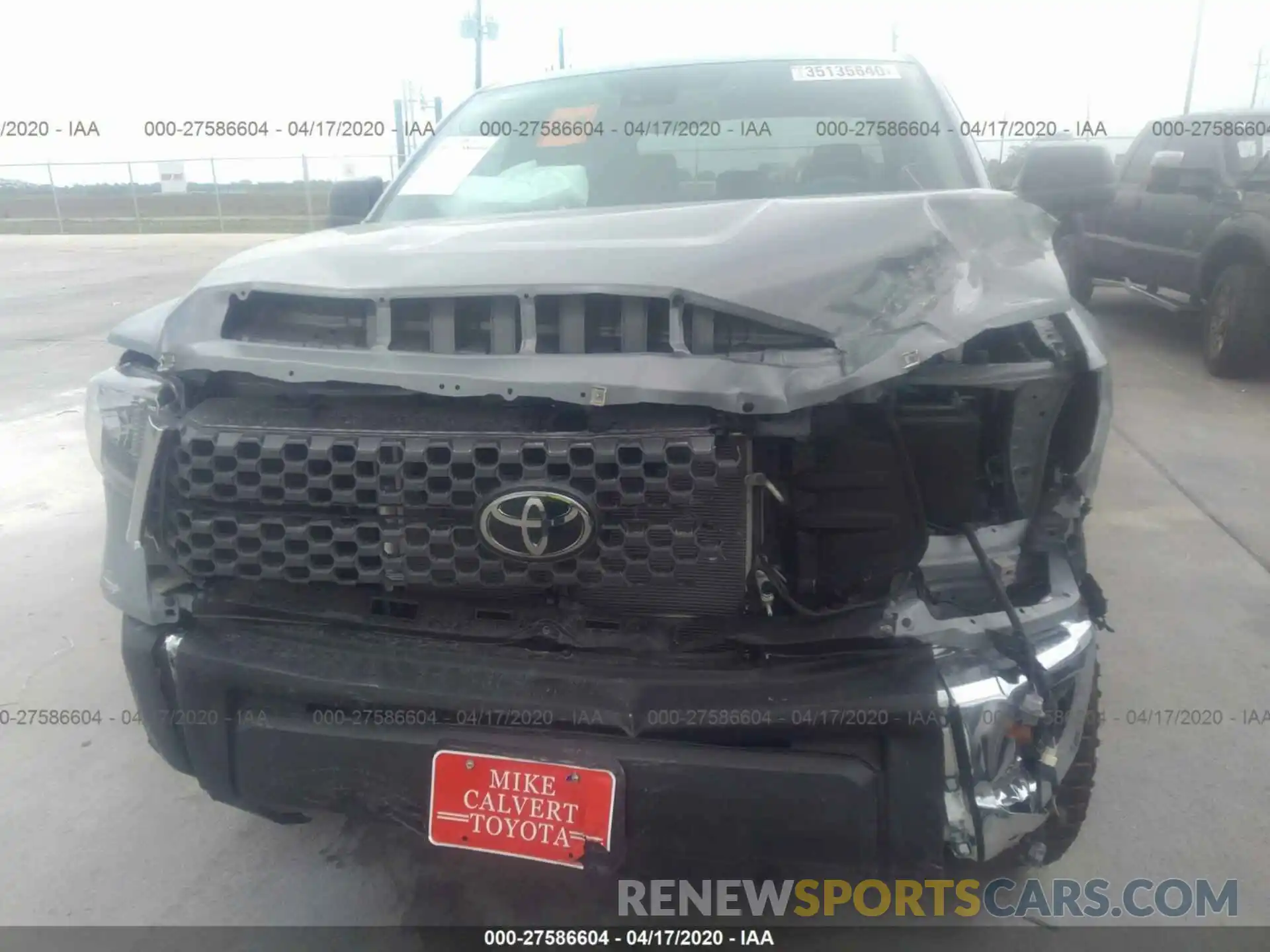 6 Photograph of a damaged car 5TFEY5F16LX260653 TOYOTA TUNDRA 2WD 2020