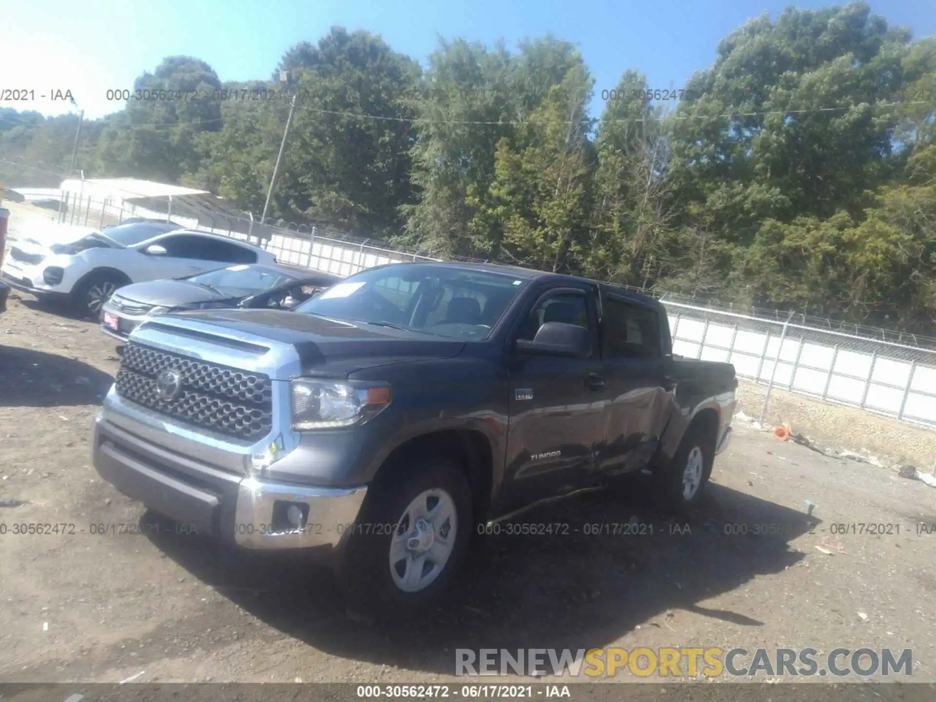 2 Photograph of a damaged car 5TFEY5F17LX262539 TOYOTA TUNDRA 2WD 2020