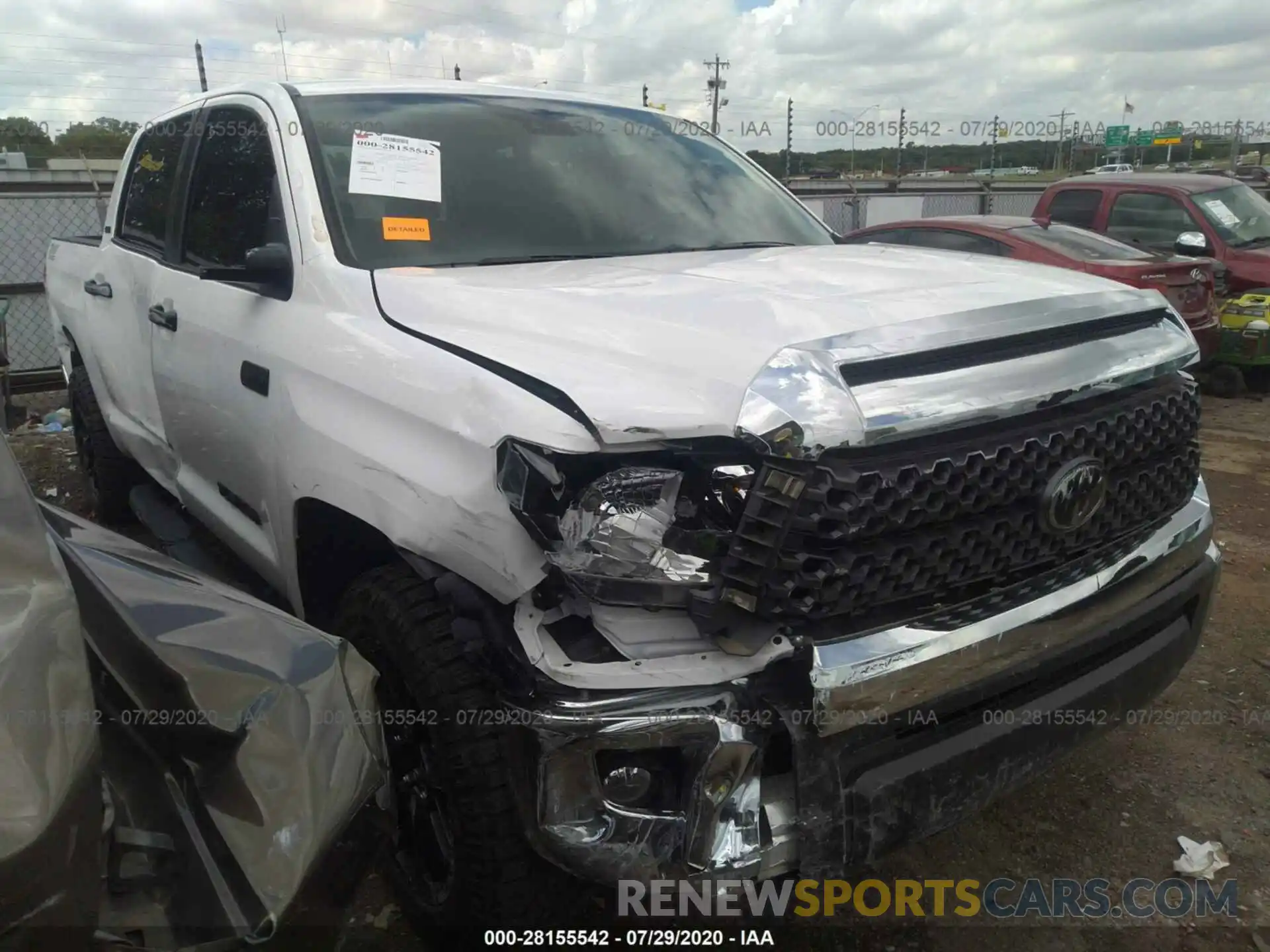 1 Photograph of a damaged car 5TFEY5F18LX261755 TOYOTA TUNDRA 2WD 2020