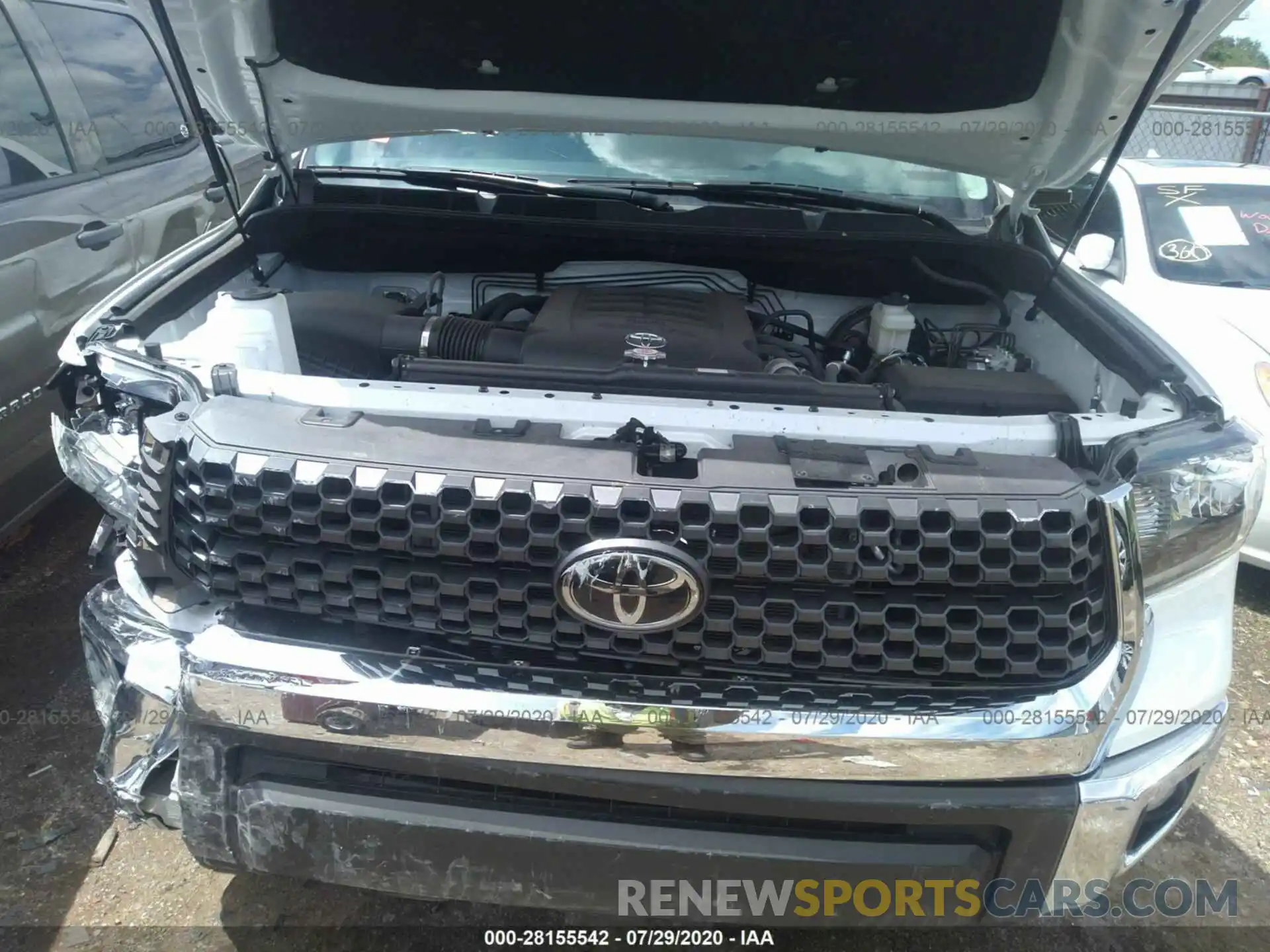 10 Photograph of a damaged car 5TFEY5F18LX261755 TOYOTA TUNDRA 2WD 2020