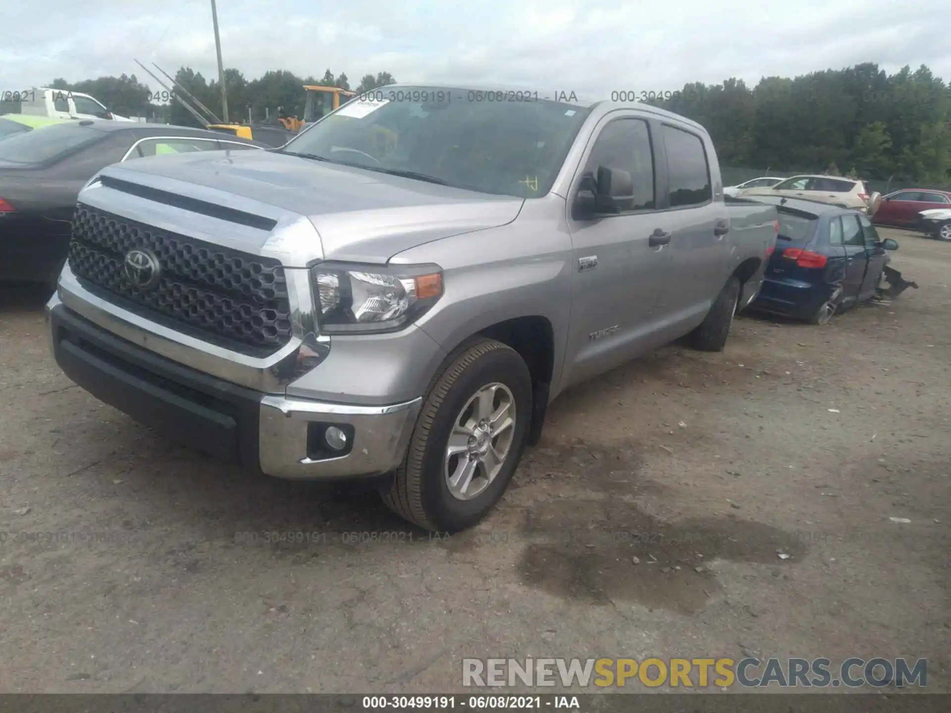 2 Photograph of a damaged car 5TFEY5F18LX263876 TOYOTA TUNDRA 2WD 2020